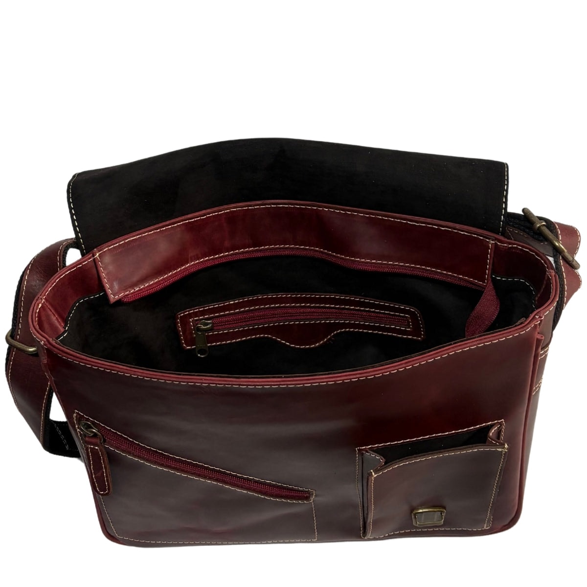 Portafolio Maletín 100% Piel Legitima Ejecutivo Elegante Unisex Vati — imagen 11