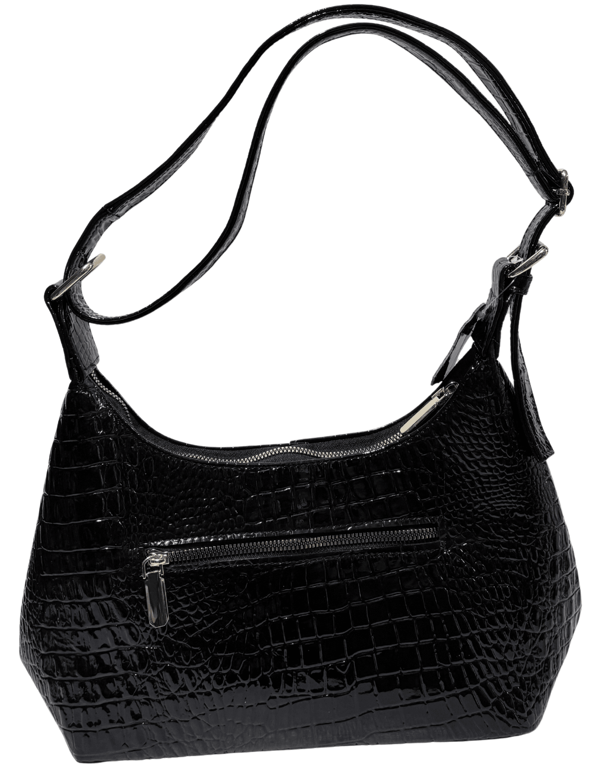 Bolsa De Piel Charol Para Dama Karol Elegante Y Juvenil Asa Larga — imagen 9