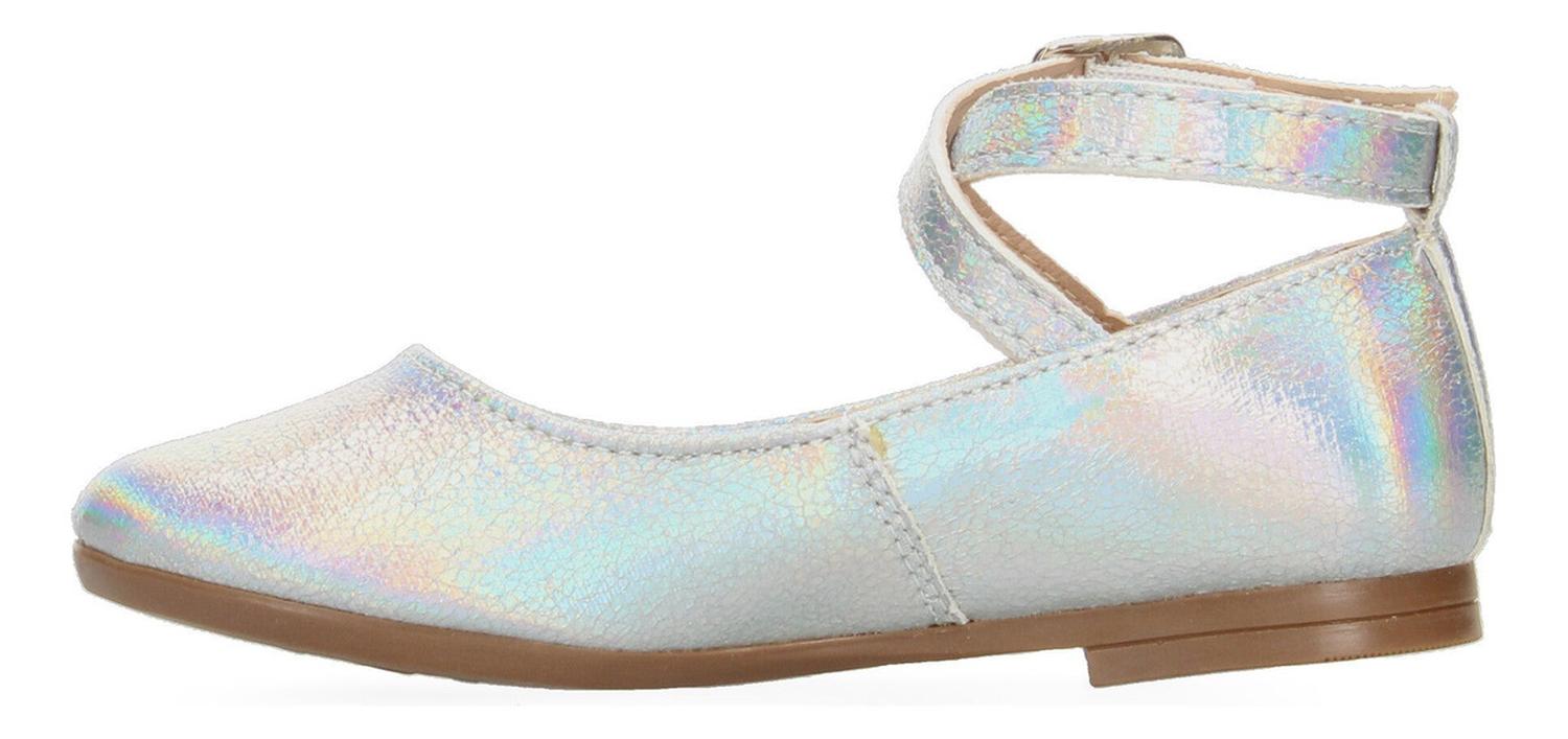 Flats Jakuna Niña Plateado Casual Infantil — imagen 9