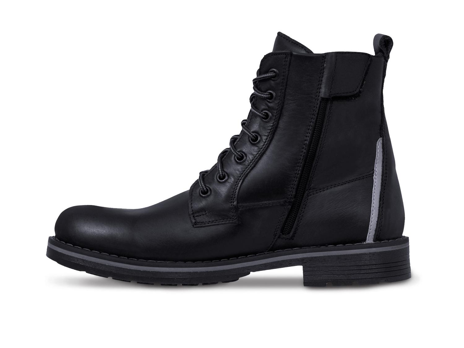 Bota Hombre Moto Biker Casual Workland 89505 Negro Cloud — imagen 5