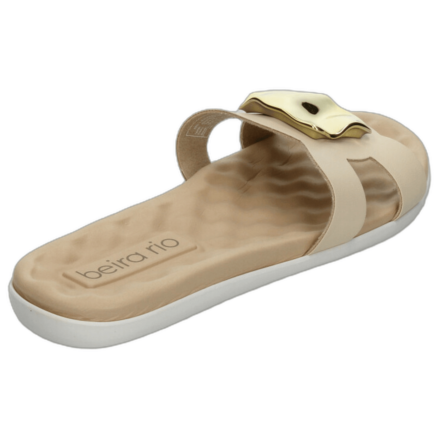 Sandalias Dama Beira Rio Crema Casual Mujer — imagen 4