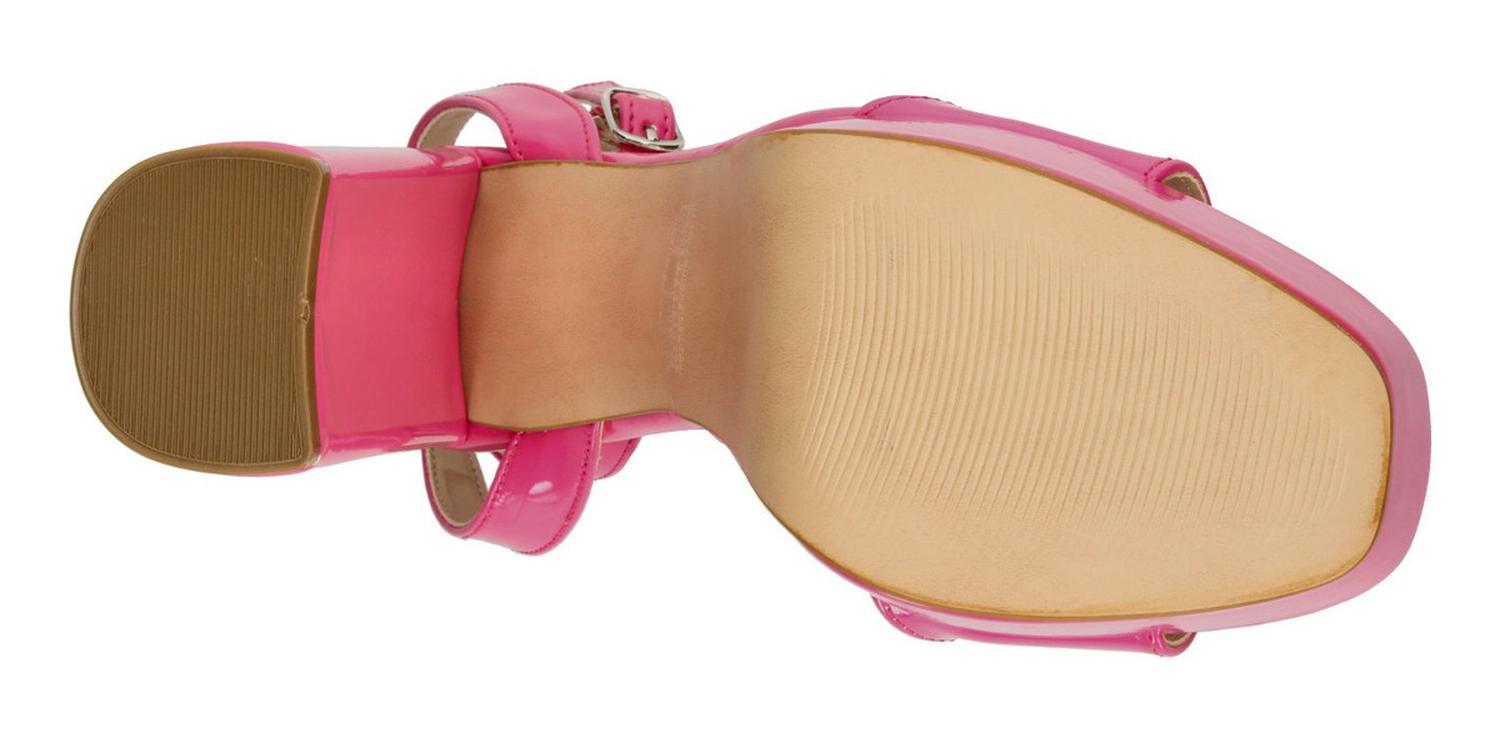 Sandalias Paulina Dama Casual Rosa Fucsia Mujer — imagen 9