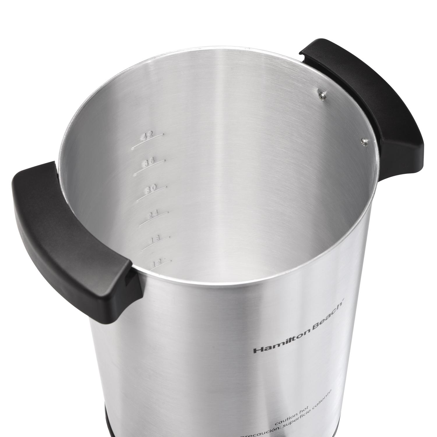 Cafetera Industrial Hamilton Beach 40515 Percoladora 45 Tazas — imagen 3