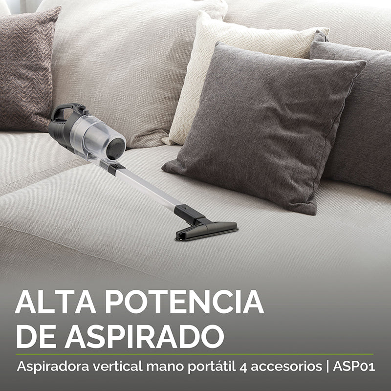 Aspiradora 2 en 1 Inalámbrica Avera 80W con 3 Cepillos — imagen 8