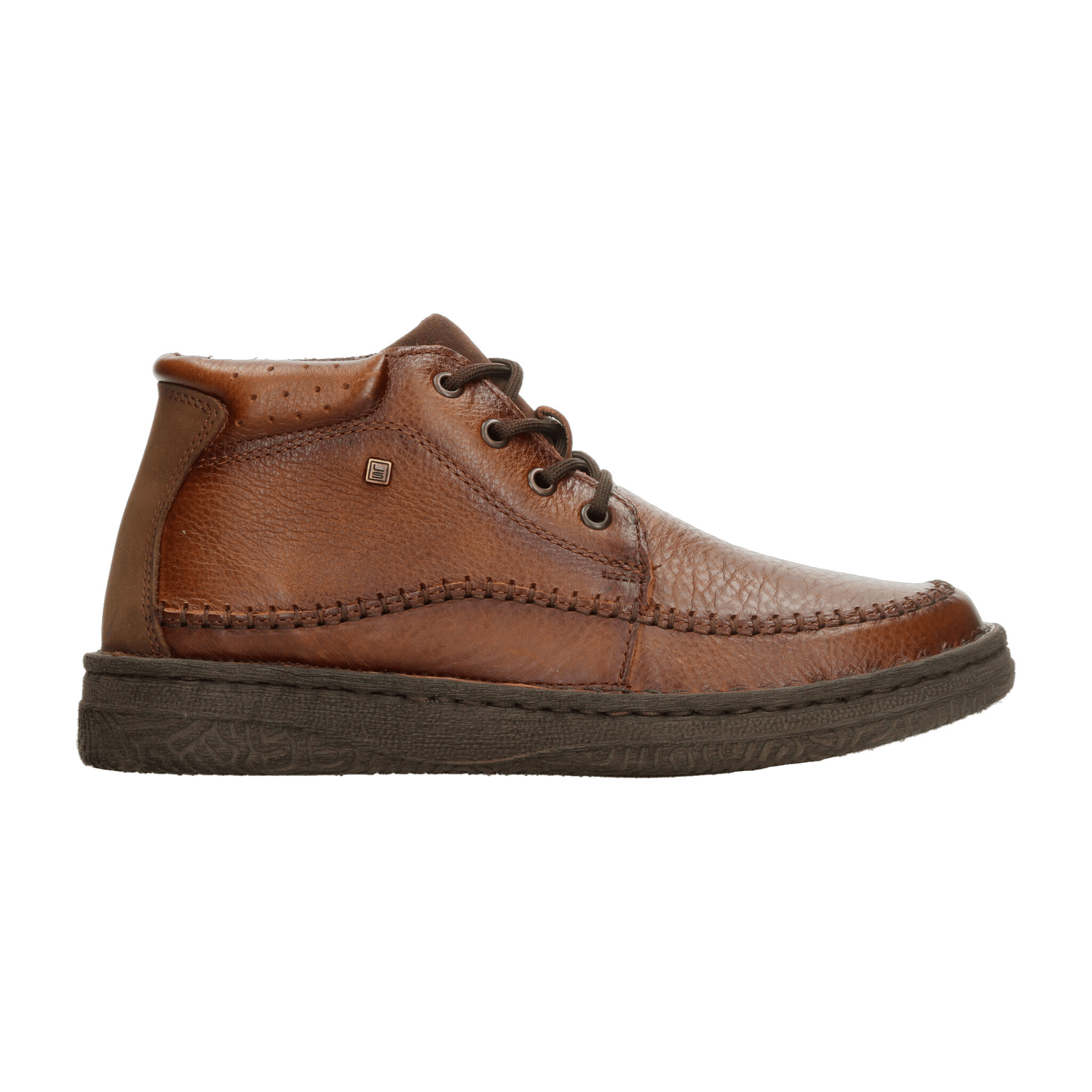 Bota Lobo Solo Hombre Casual Cintas Artesanal Cómodo Café Caballero — imagen 1