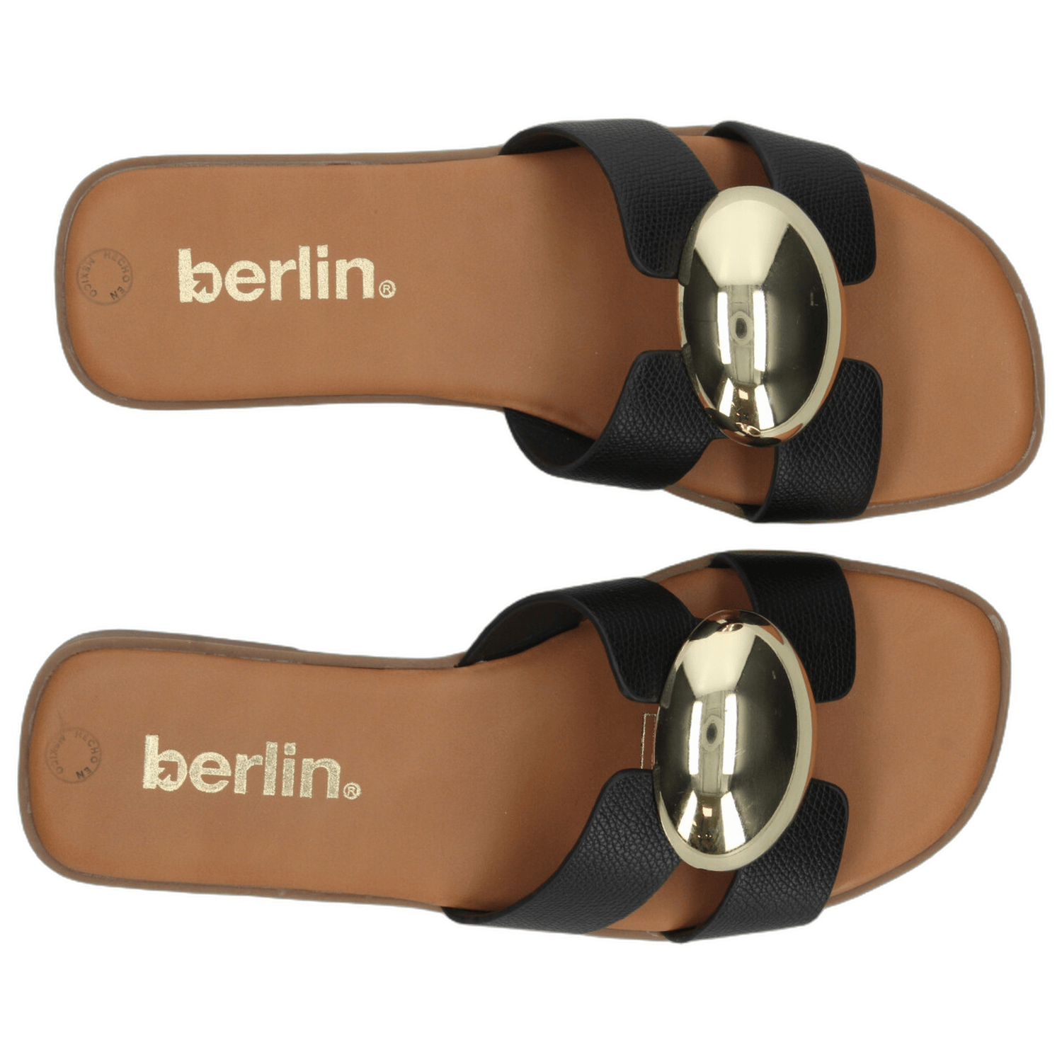 Sandalias Berlin Dama Casual Negro Mujer — imagen 10
