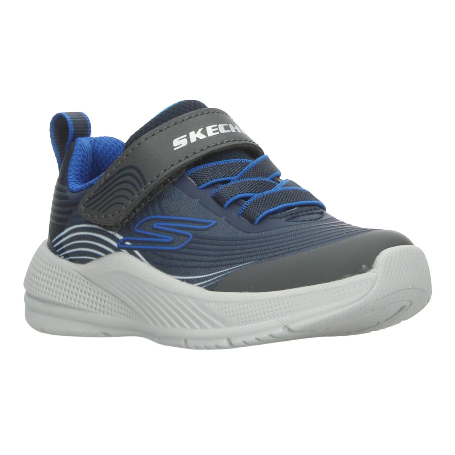 Tenis Niño Skechers Microspec Azul Deportivo Infantil T11-16 — imagen 3