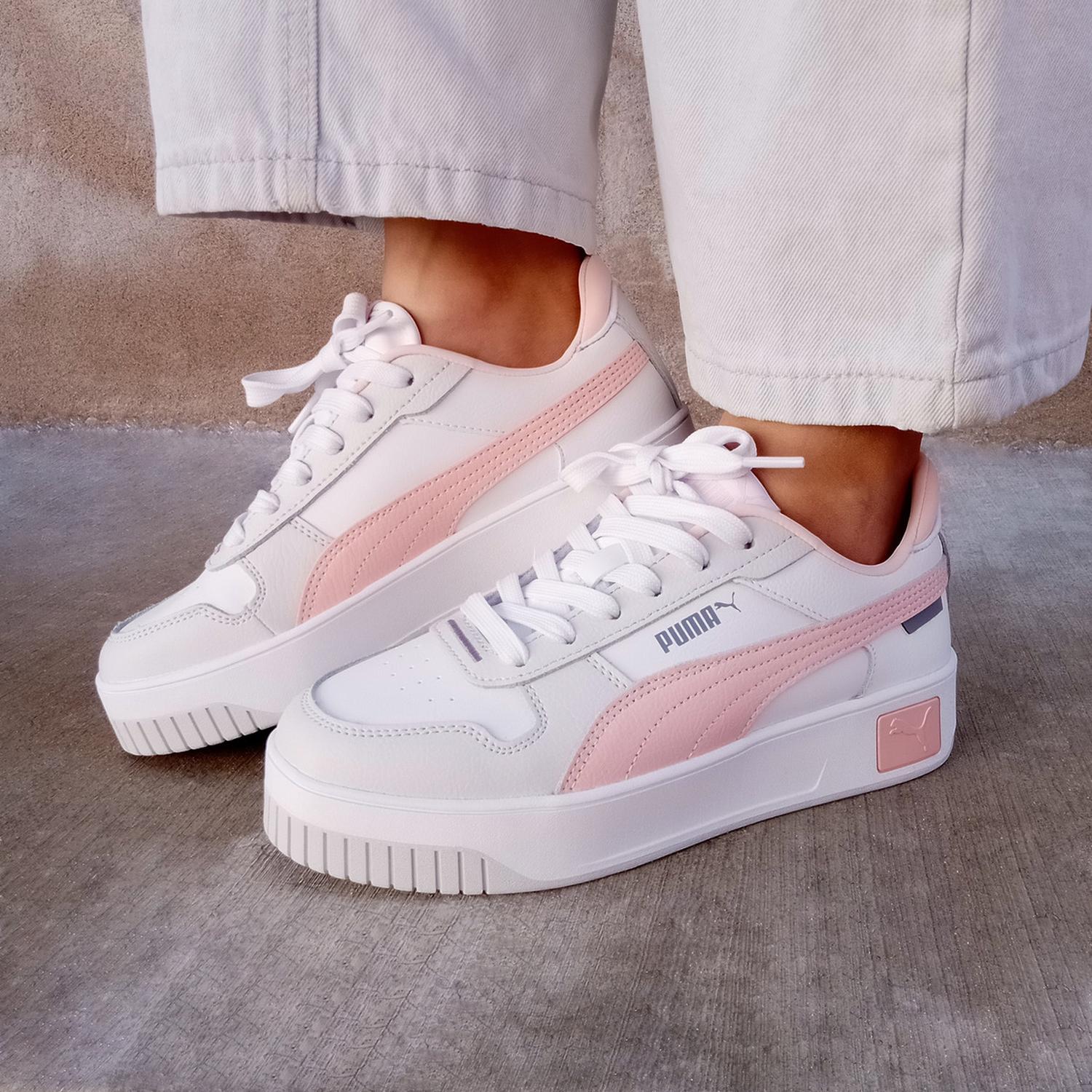 Tenis Puma Carina Street Blanco Con Plataforma Dama Mujer — imagen 4