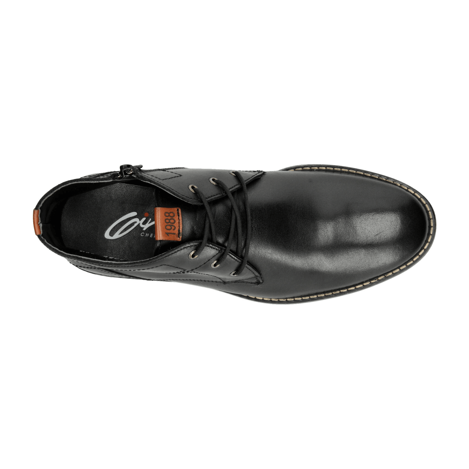 Bota Gino Cherruti Hombre Cintas Casual Negro Caballero — imagen 8