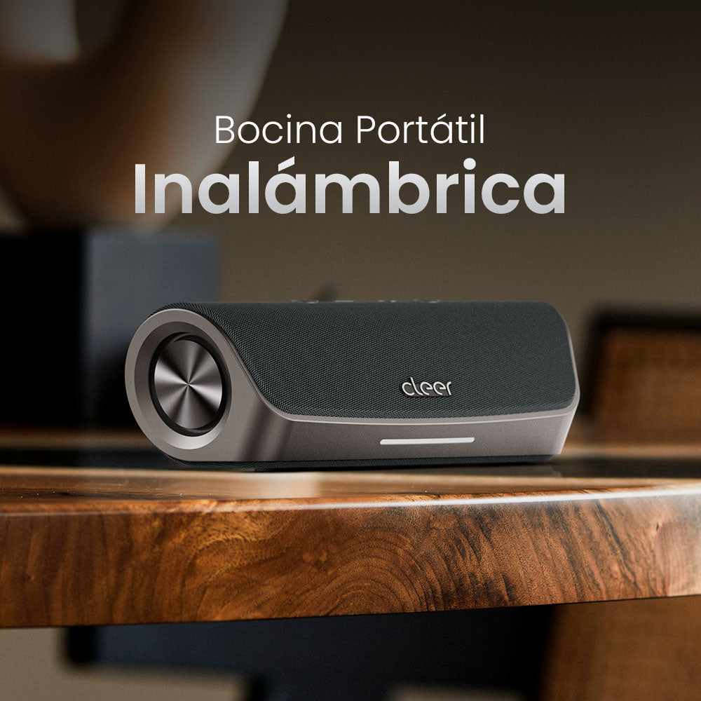 Bocina Portatil Scene Cleer 12h Uso Protección IPX7 Gris — imagen 3