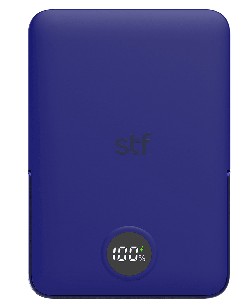 Bateria Recargable 5 000 Mah Carga Magnetica Azul — imagen 1