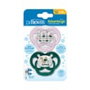 Set 2 Chupones Dr Brown's Advantage 6-18 Meses Brilla En La Obscuridad Rosa Y Verde