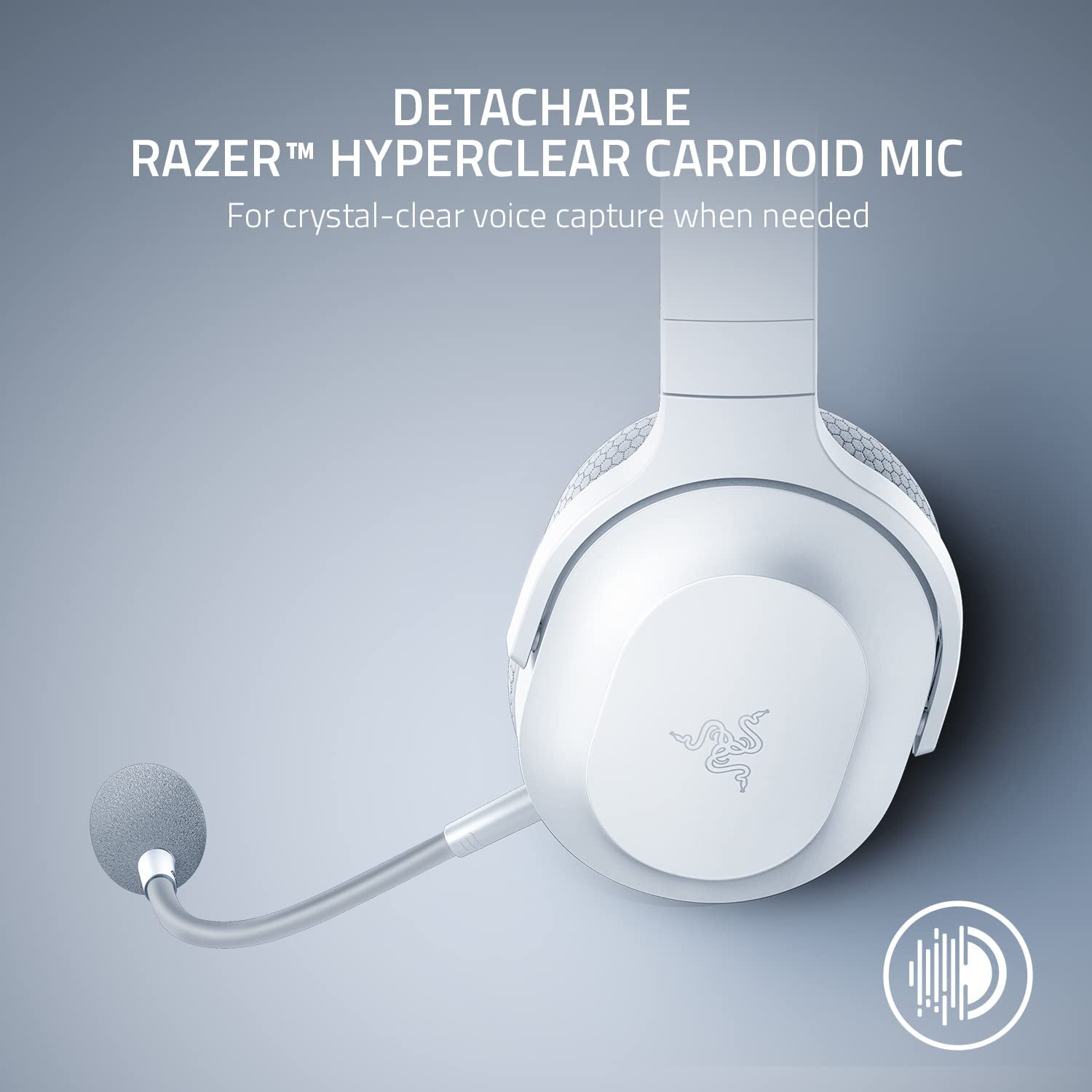 Audífonos Inalámbricos Razer Barracuda X (Blanco) - XBOX / PlayStation / Nintendo SWITCH / PC / Móvil — imagen 5
