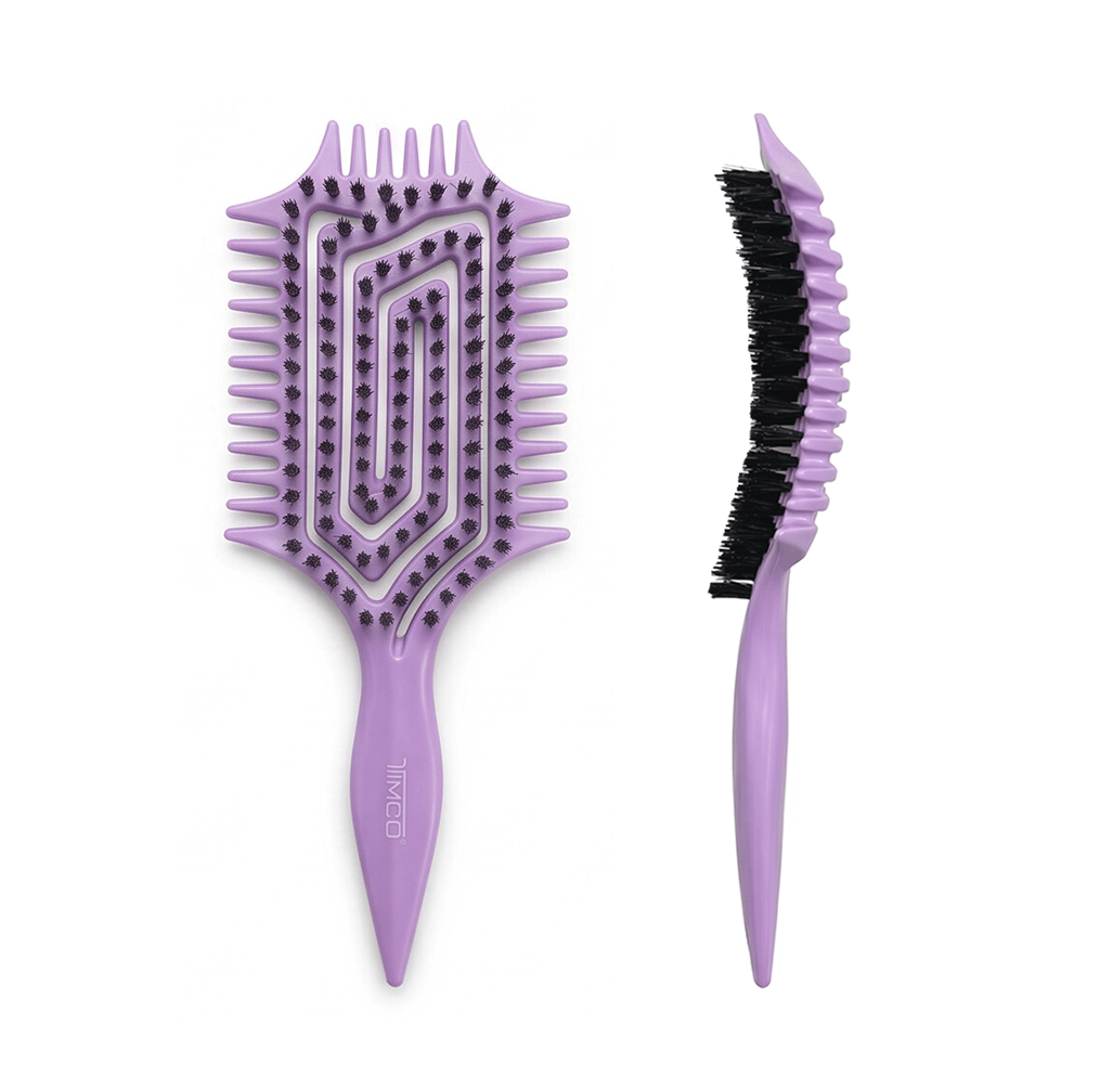 Cepillo Para Cabello Rizado TIMCO C6305 Nylon Antiestático, Definidor de Rizos y Secado Rapido — imagen 7