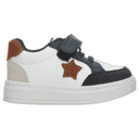 Tenis Blasito Niño Casual Blanco Azul Infantil T15-18