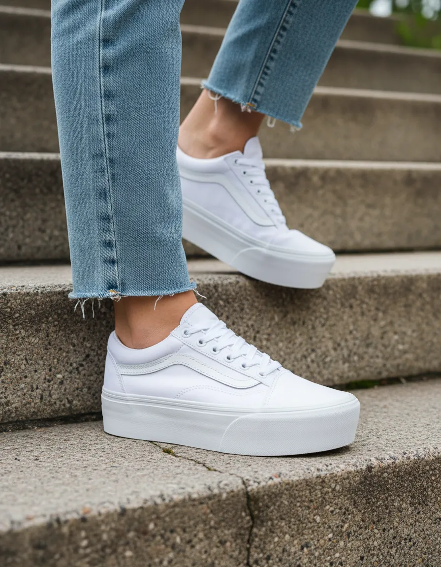 Tenis Vans Dama Skate Ua Old Skool Stackform 1112089 — imagen 7