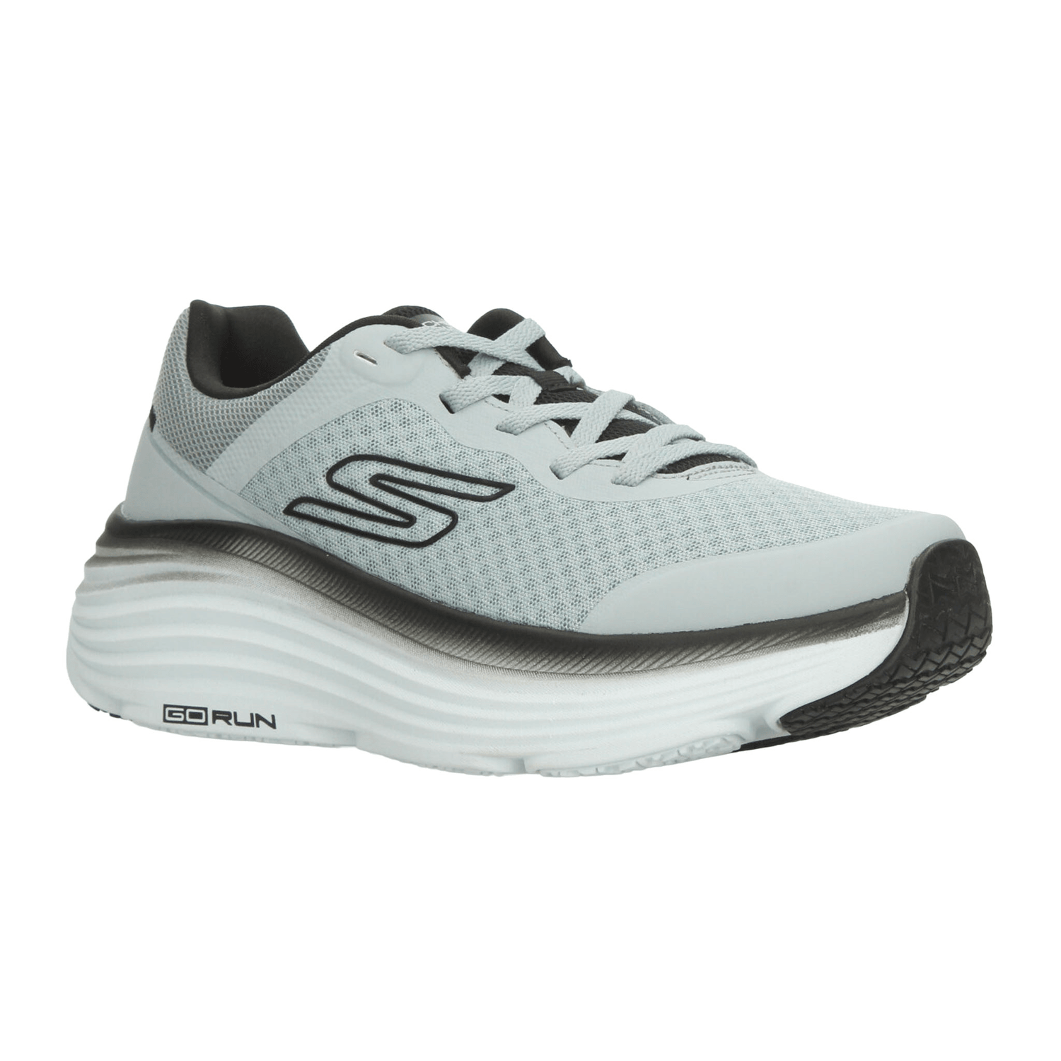 Tenis Skechers Max Cushioning Hombre Gris Running Deportivo Caballero — imagen 3