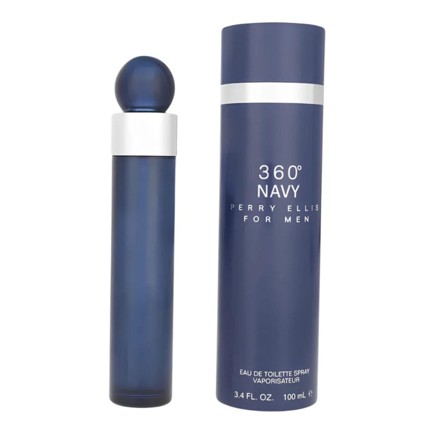 PERRY ELLIS 360 NAVY FOR MEN EDT 100 ML — imagen 3