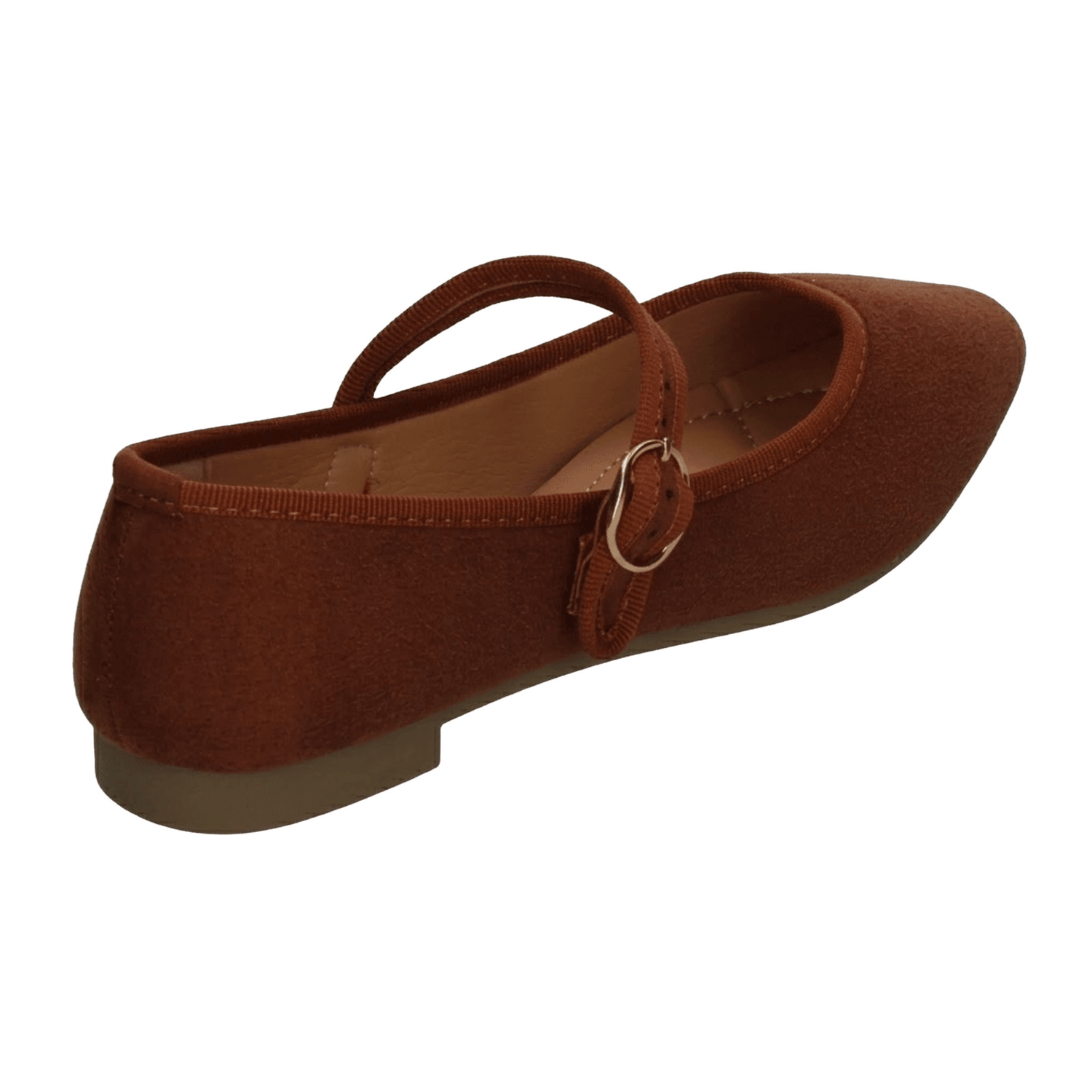 Flats Berlin Dama Café Casual Mary Jane Terracota Mujer — imagen 3
