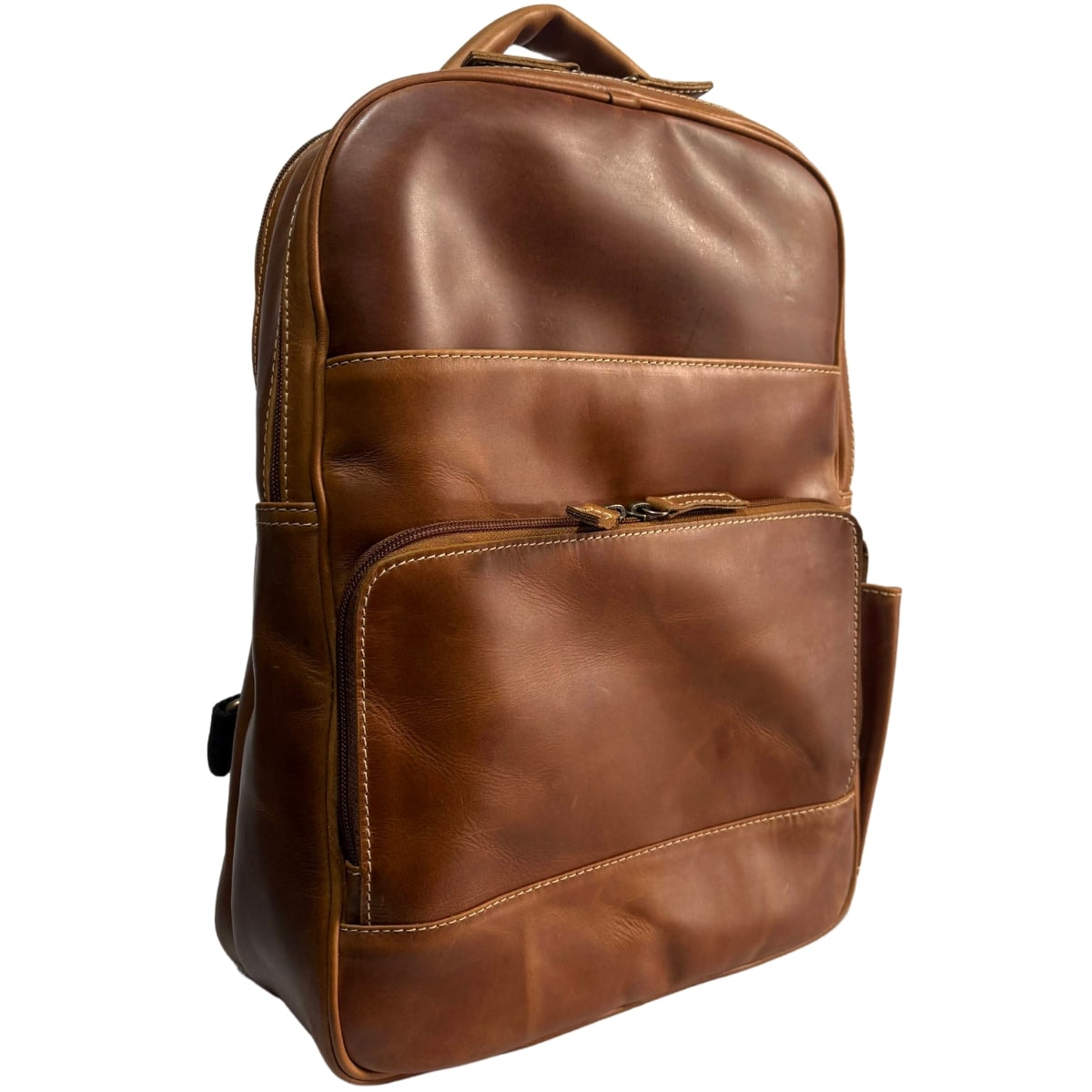 Mochila Laptop Hombre Antirrobo De Piel Legitima Bp09 — imagen 4