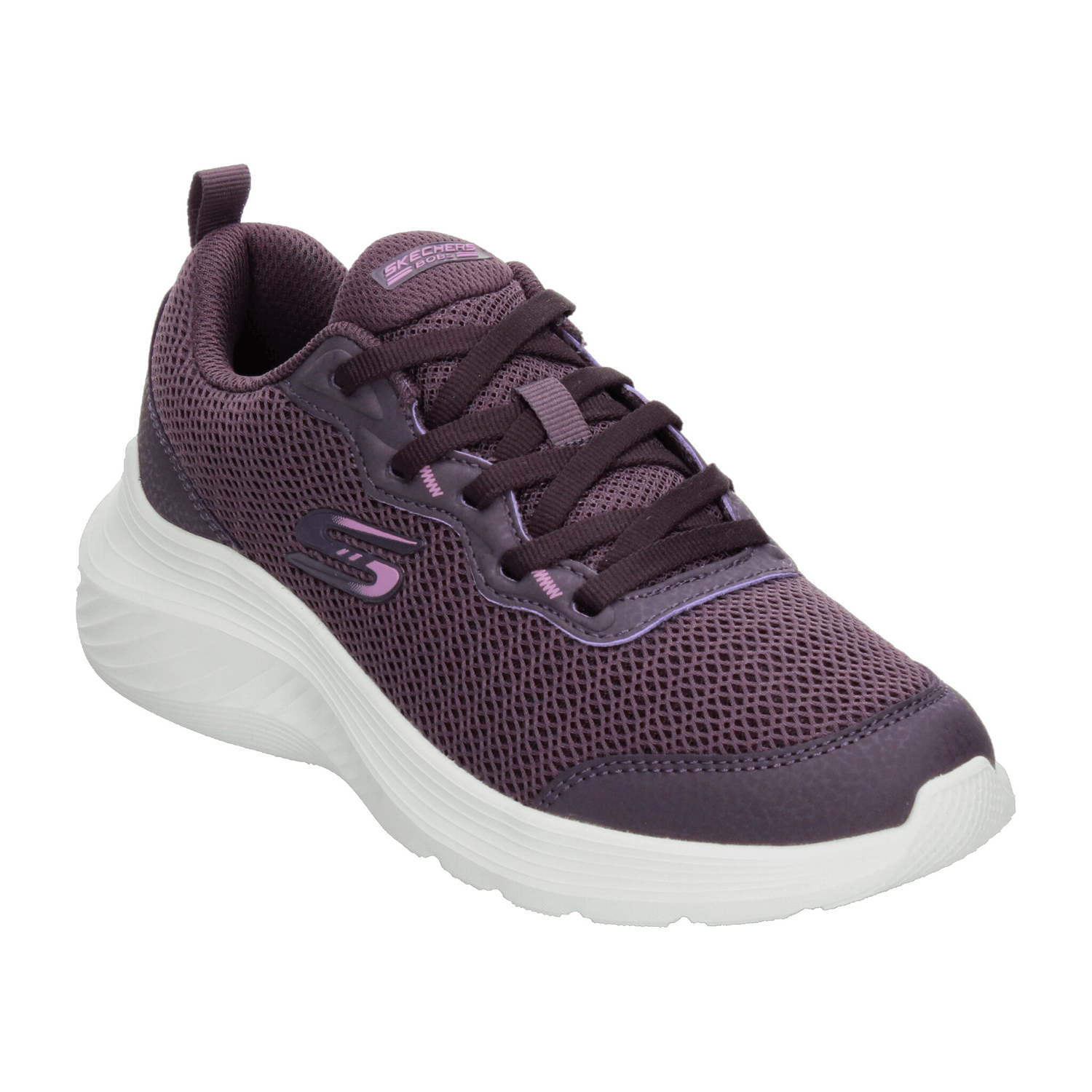Tenis Skechers Dama Casual Purpura Mujer — imagen 3