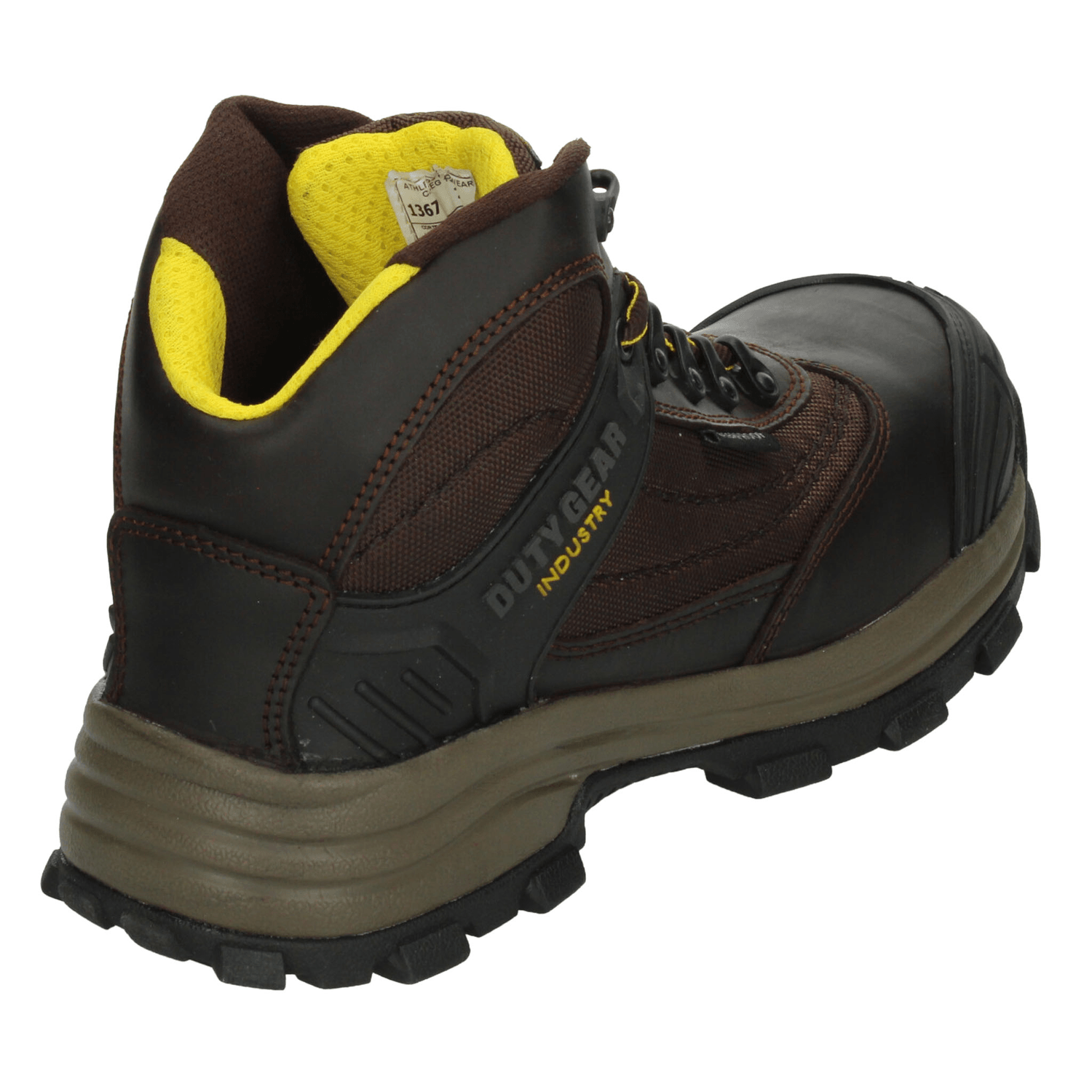 Bota Dutty Gear Hombre Café Industrial Casco Trabajo Caballero — imagen 4