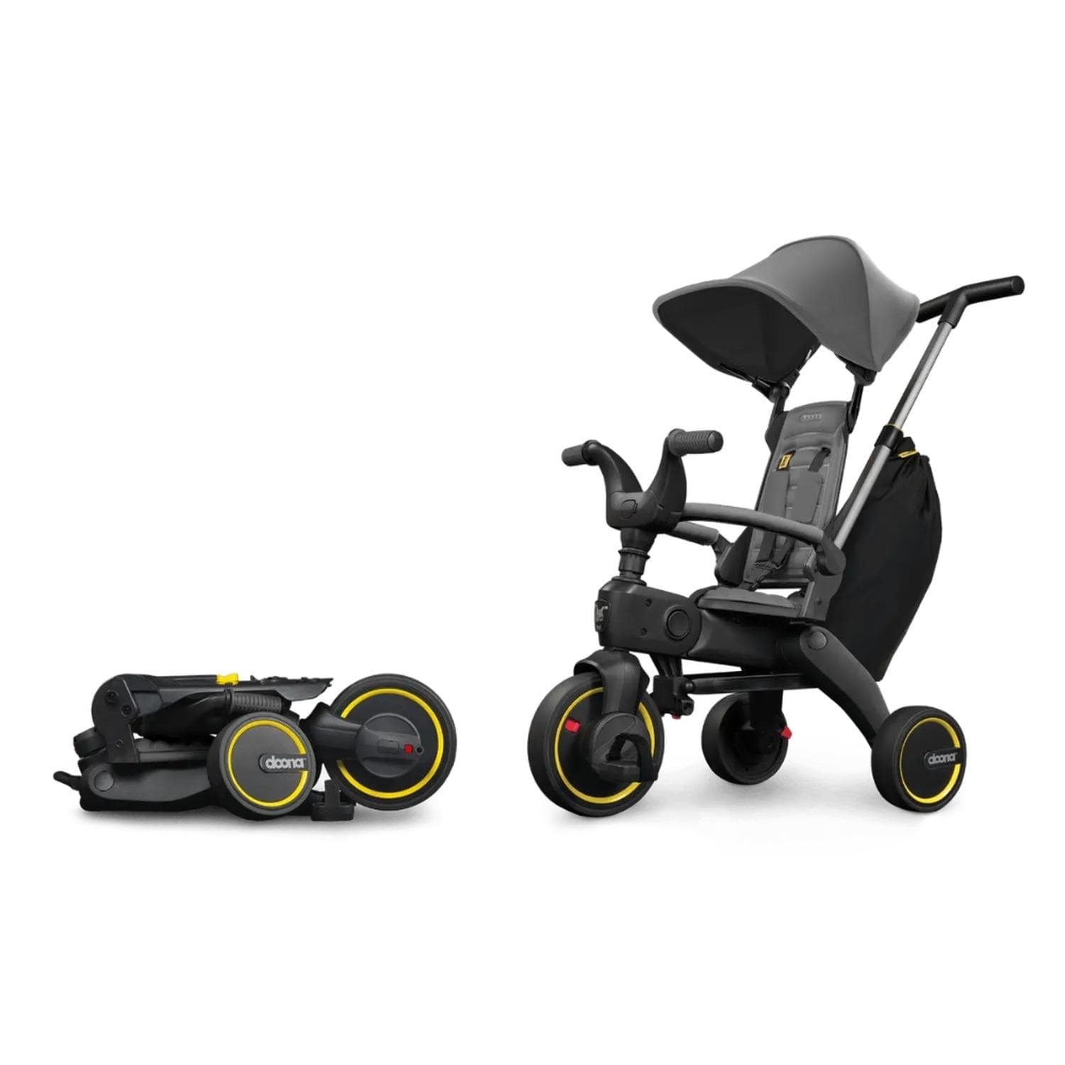 Triciclo Doona Liki Trike S3 5 en 1 Gris Plegable — image 2