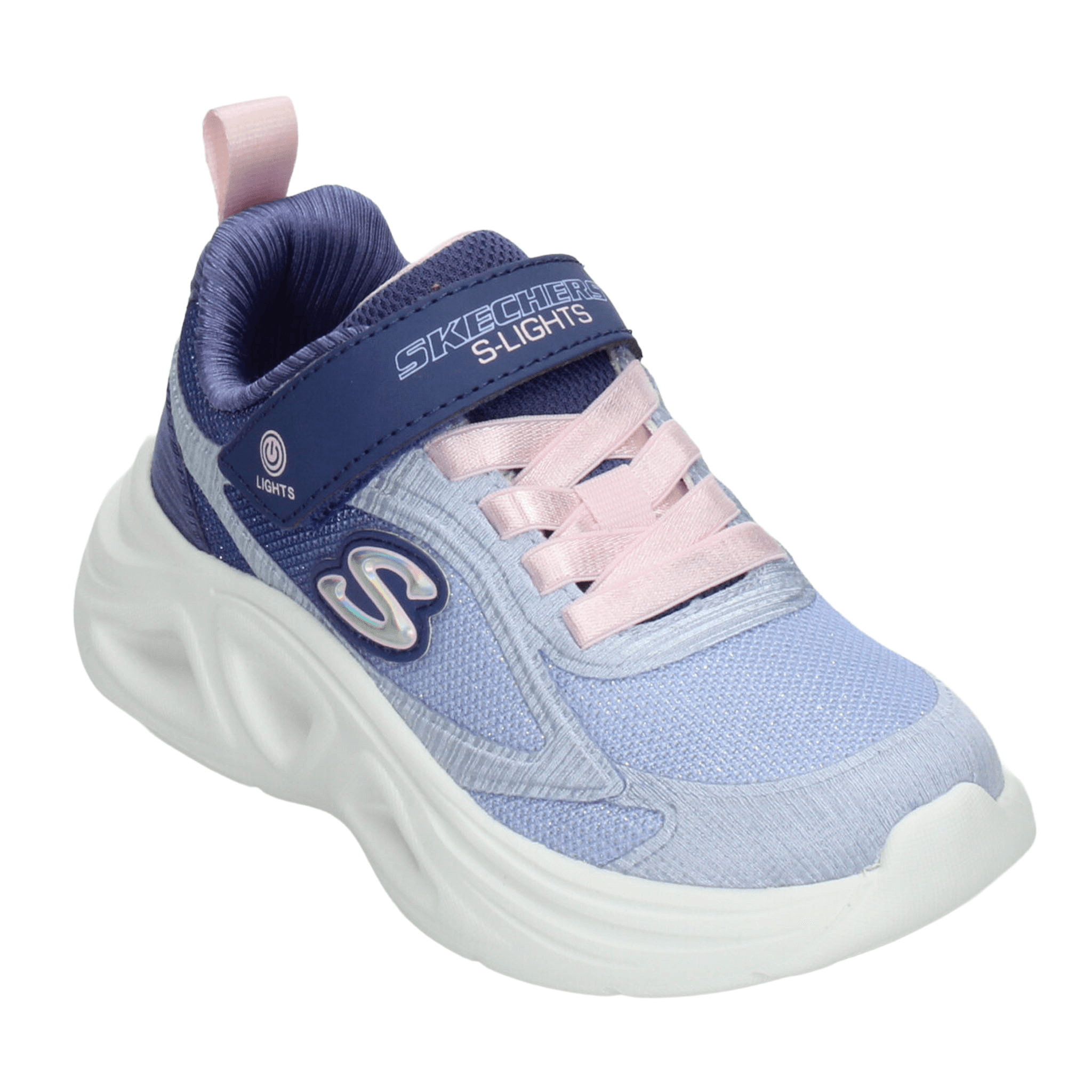 Tenis Skechers Sola Glow 2.0 Niña Casual Led Lavanda Infantil T17-22 — imagen 13