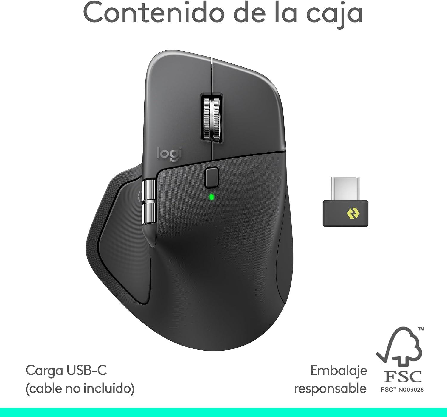 Logitech MX Master 4 Bluetooth Ergonómico — imagen 10