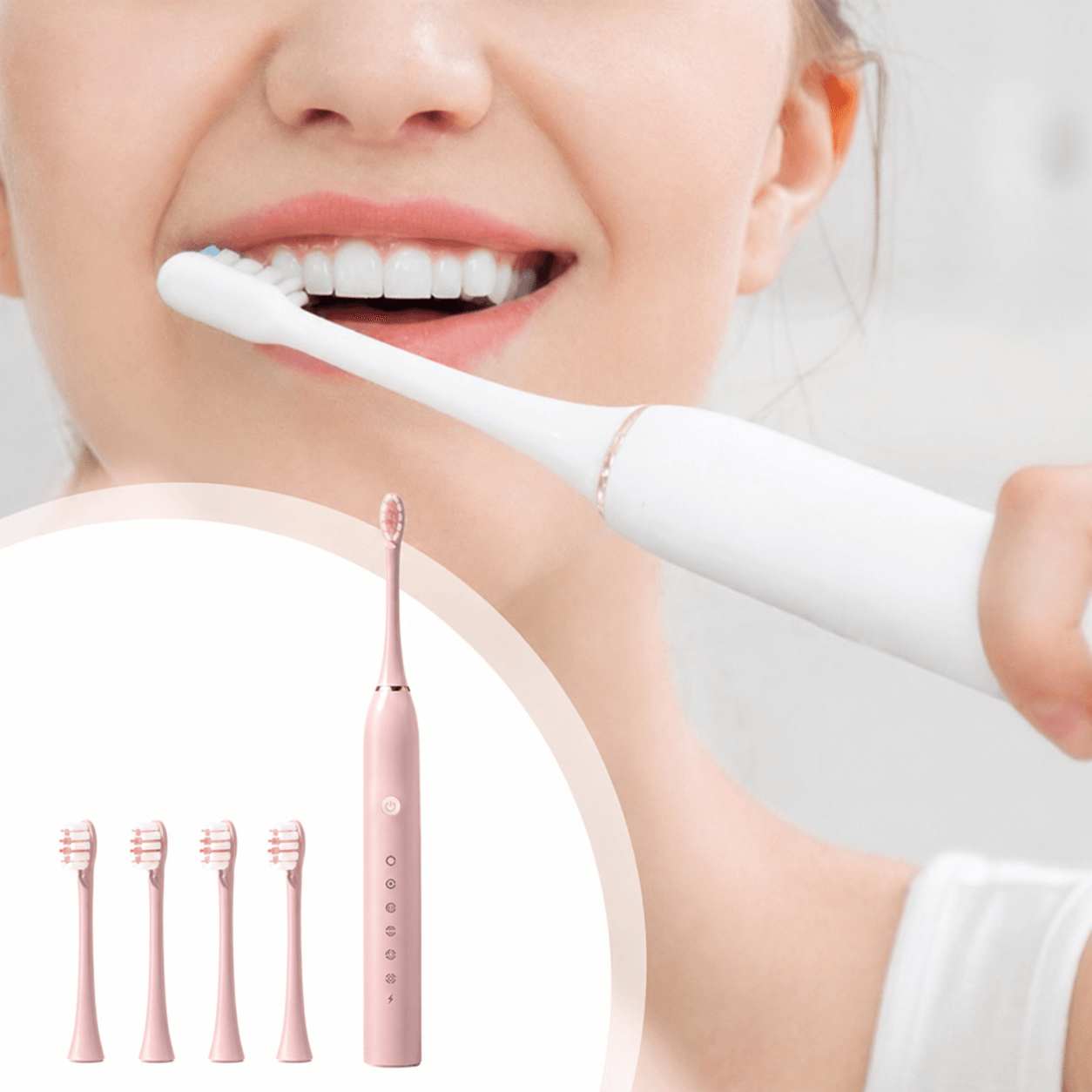 Cepillo de dientes eléctrico (Incluye 4 cabezales) — imagen 3