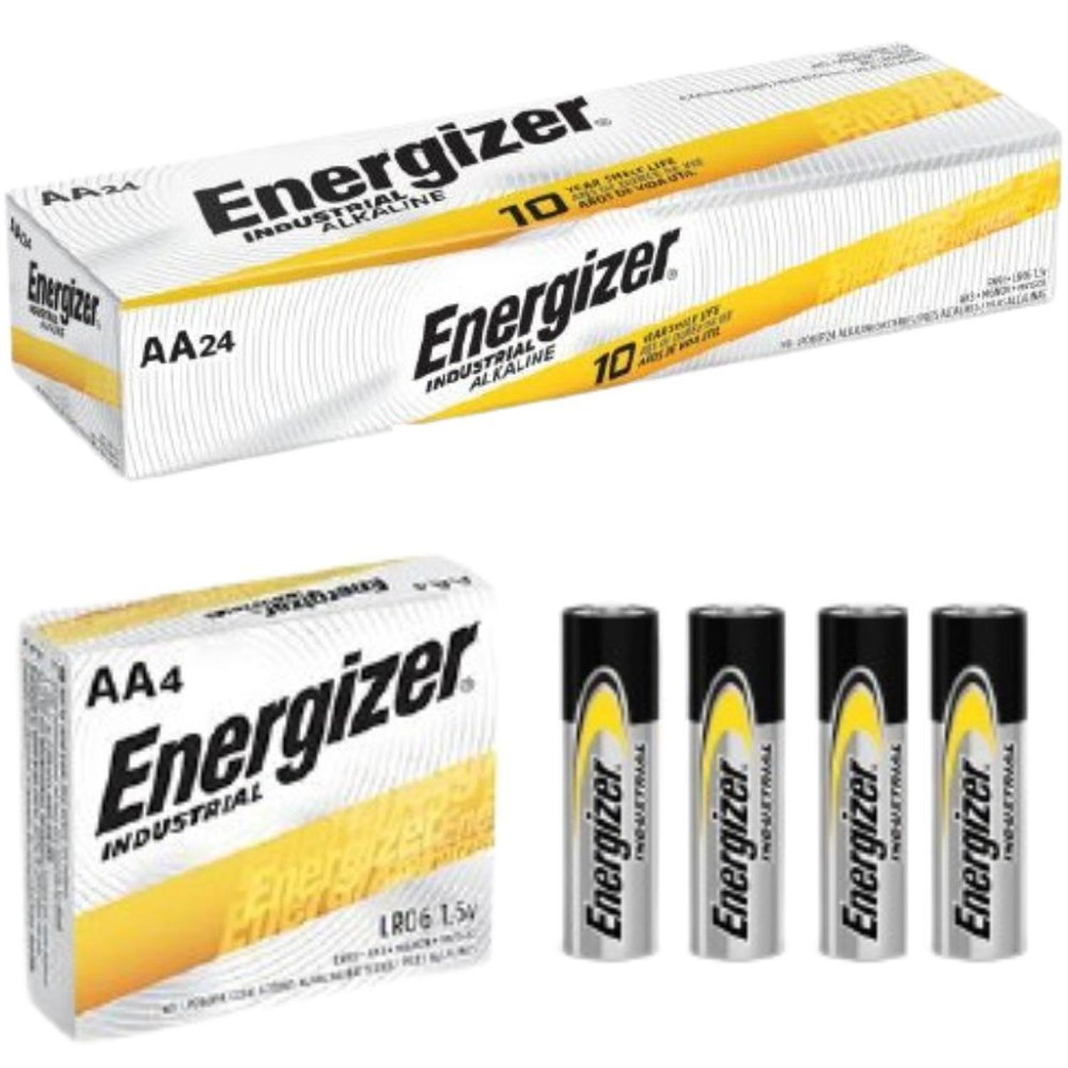 CAJA ENERGIZER ALCALINA INDUSTRIAL AA 24 UNIDADES 1.5V — imagen 1