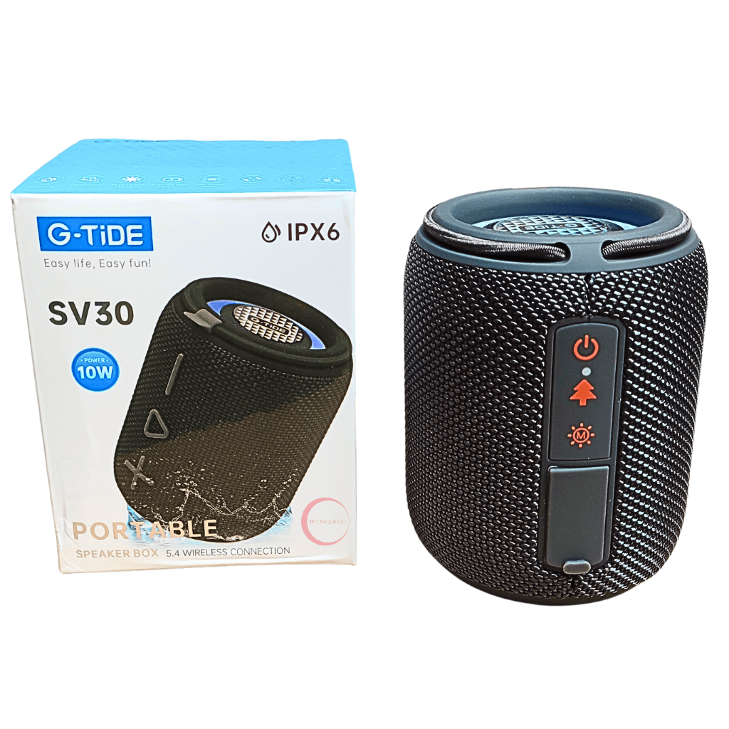 Bocina Bluetooth Portátil G-Tide SV30 con Luces LED y Sonido Hi-Fi — imagen 3