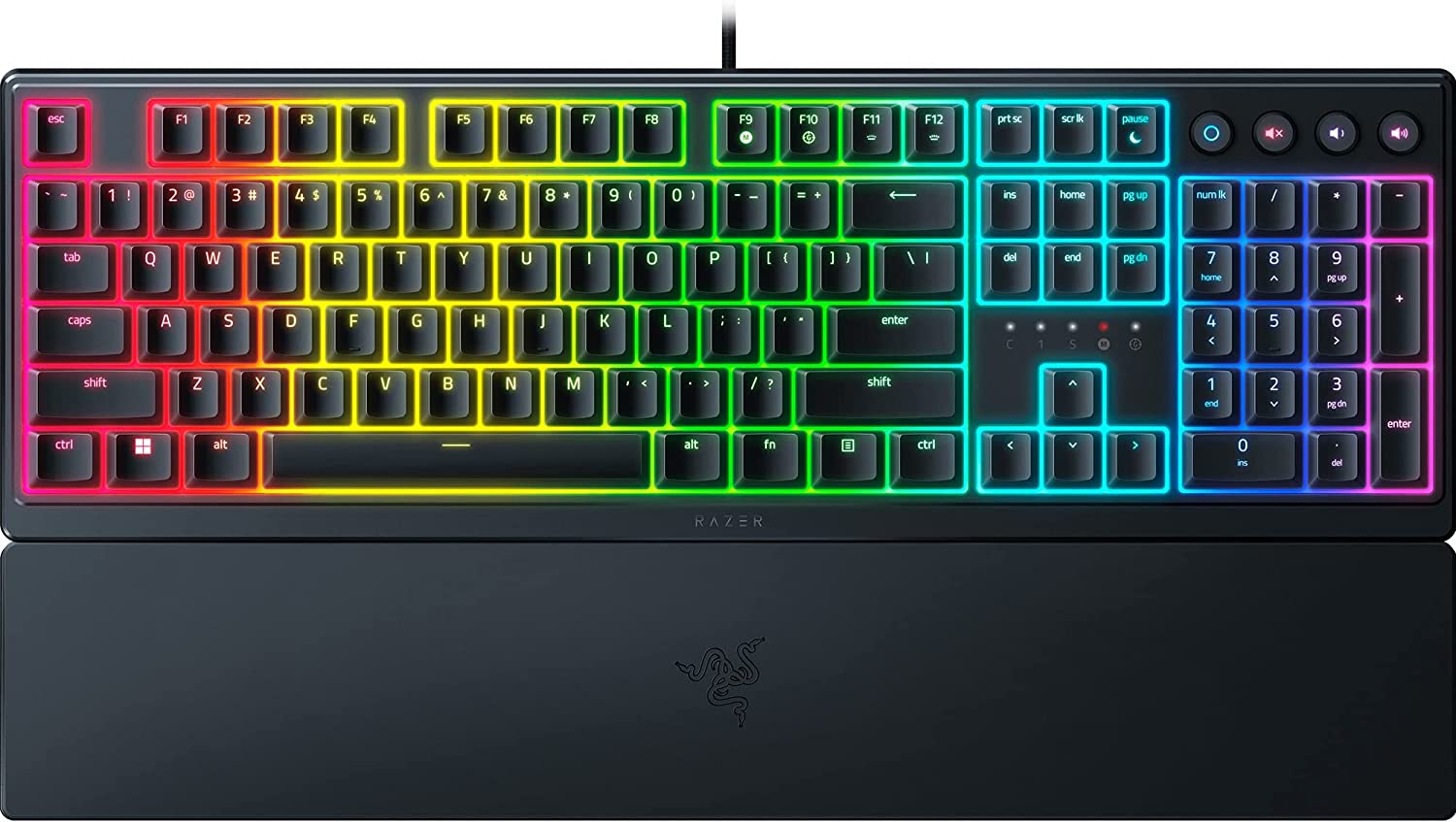 Teclado Gamer Alámbrico Razer Ornata v3 (Español) - Negro — imagen 2