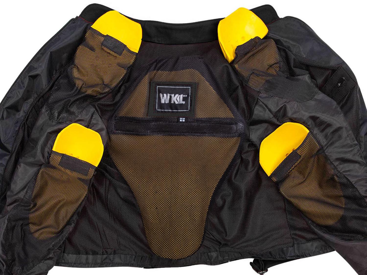 Chamarra Moto Hombre Impermeable Biker Protecciones Wkl 42N — imagen 8