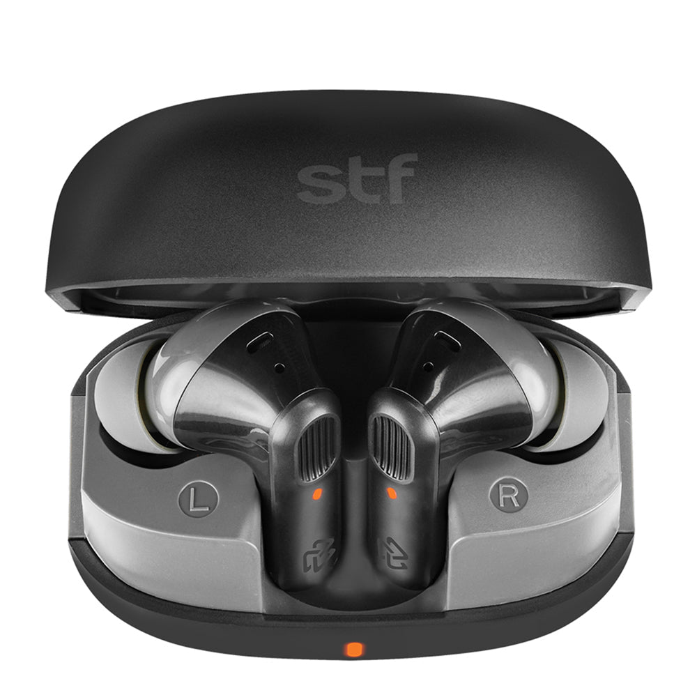 Audifonos Inalámbricos Tws Pure STF 12hrs Uso Protección IPX4 Negro — imagen 8