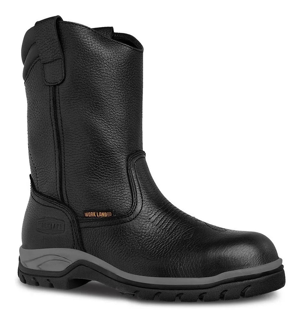 Bota Roper Con Casco Negro Workland 77450 — imagen 9