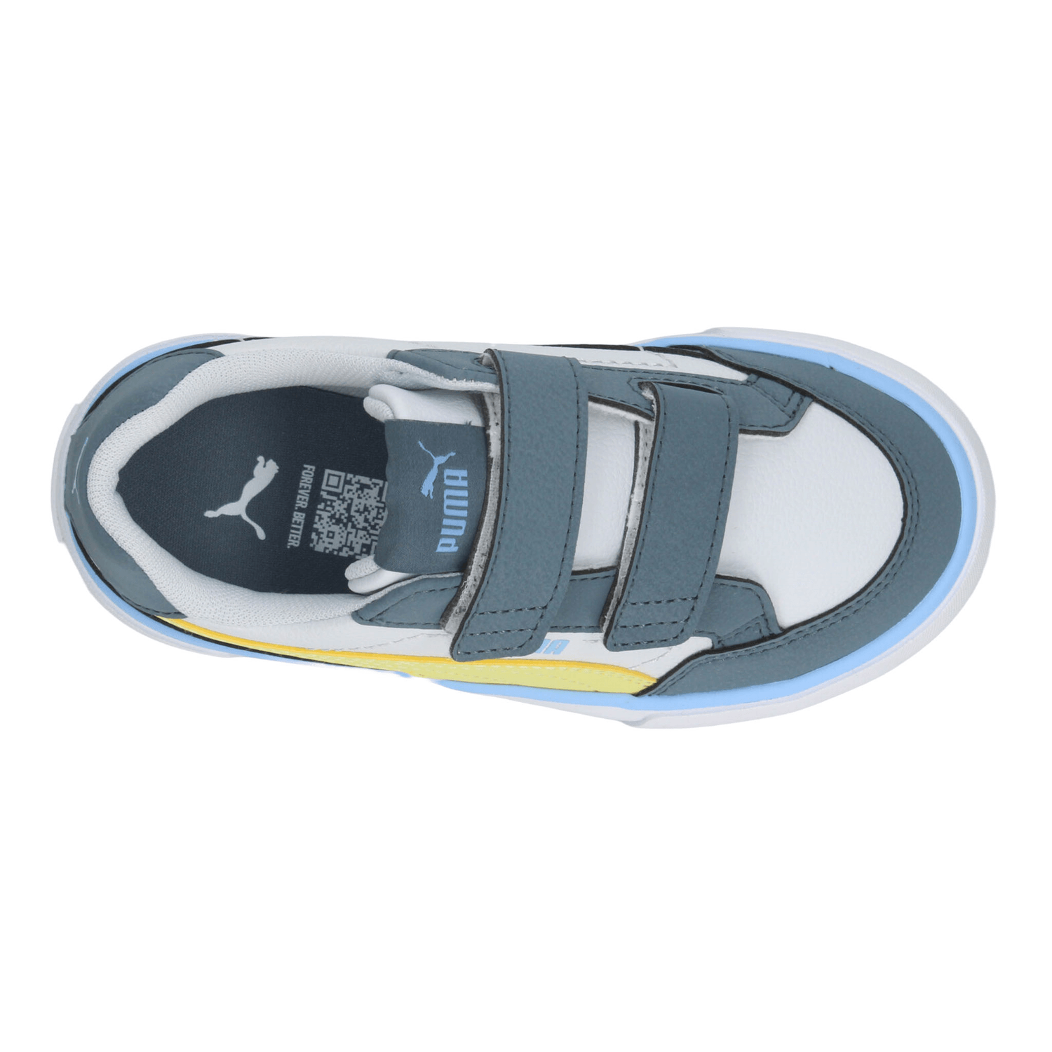 Tenis Puma Court Classic Niño Blanco Casual Infantil T17-22 — imagen 9