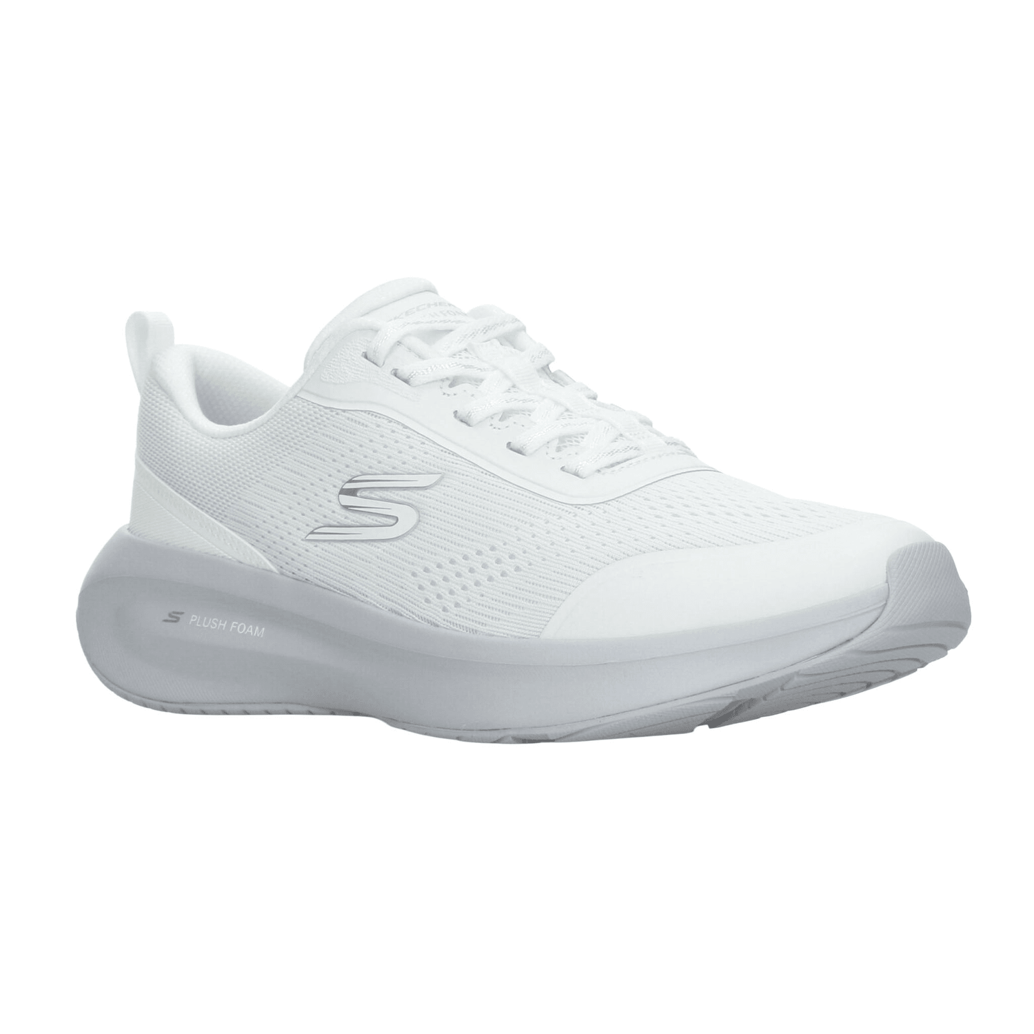 Tenis Skechers Plush Foam Dama Blanco Deportivo Mujer — imagen 3