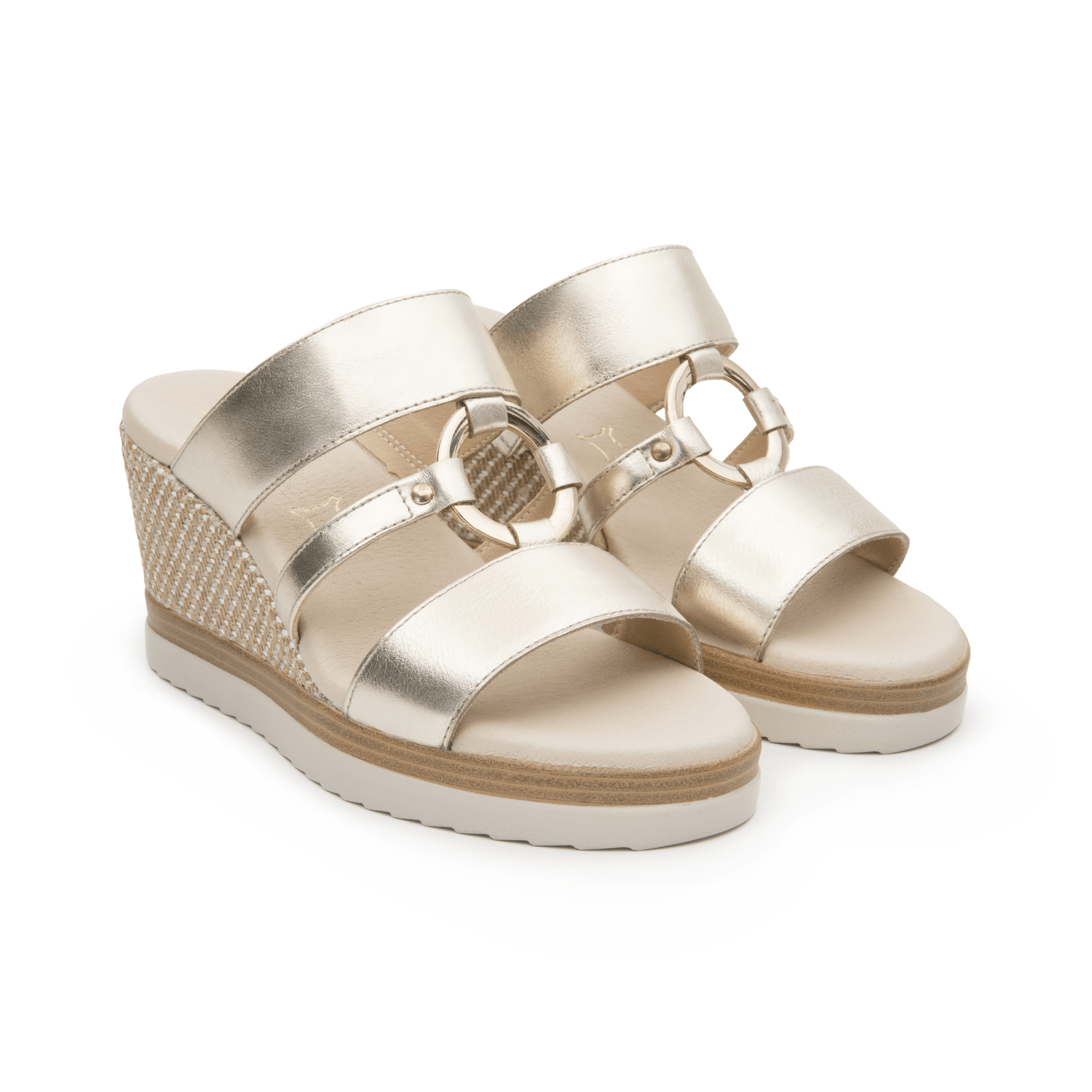 Sandalias Flexi Dama Dorado Casual Para Mujer — imagen 5