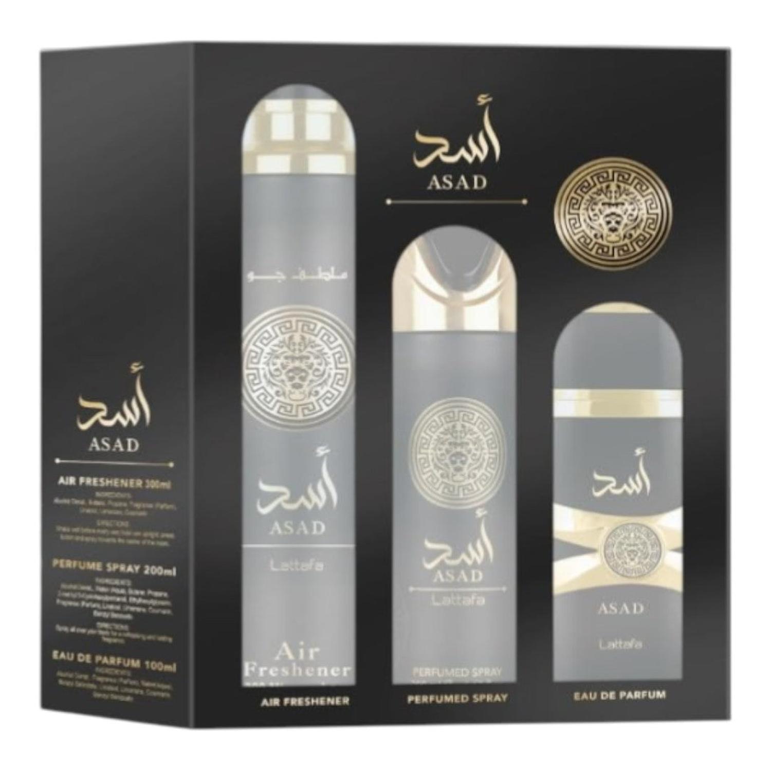 LATTAFA ASAD GIFT SET 3 PIEZAS — imagen 2