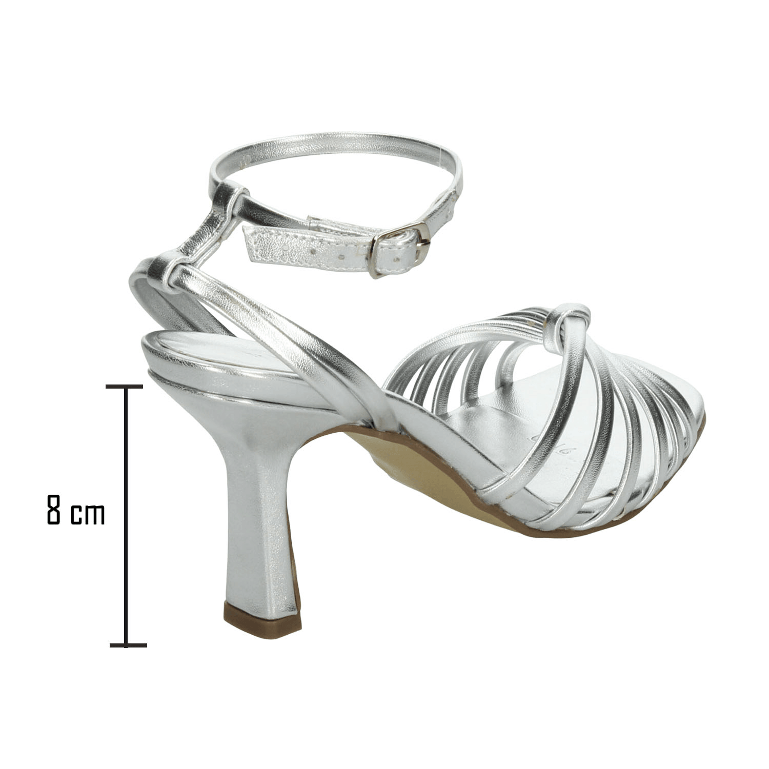 Zapatilla Rivedy Dama Fiesta Noche Plateado Mujer — imagen 3
