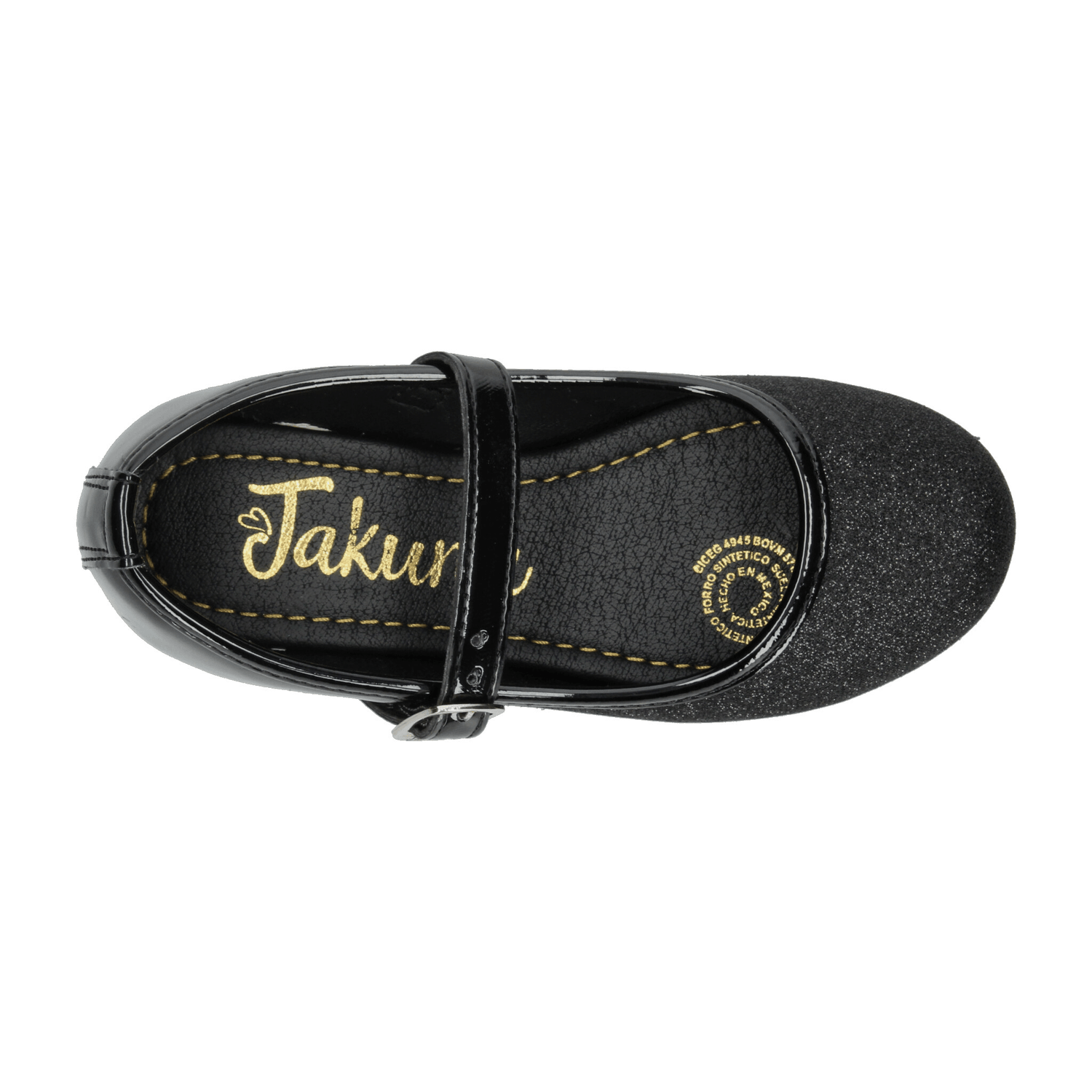 Zapato Jakuna Niña Casual Diario Negro Infantil T18-22 — imagen 8