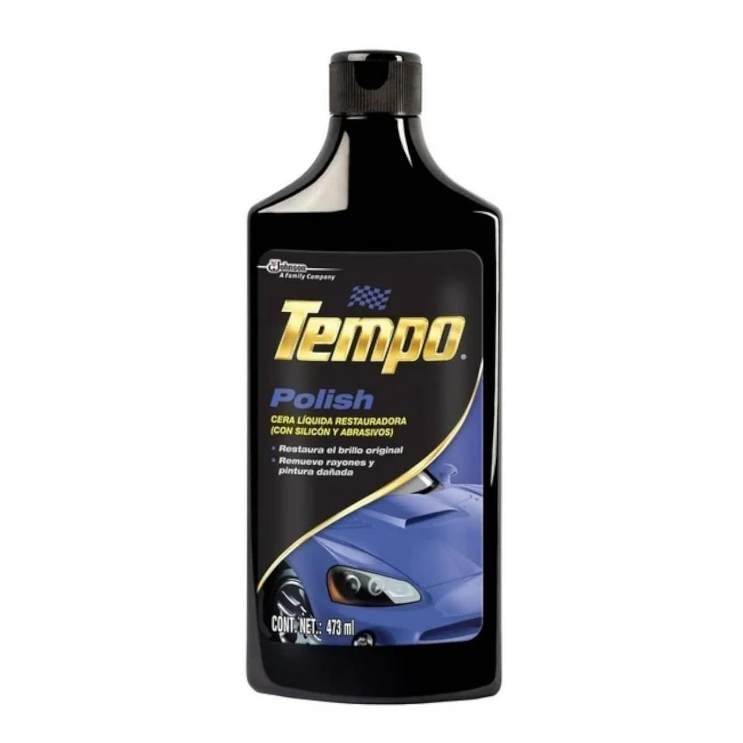 6 Cera Liquida Restauradora Tempo Polish 473ml Quita Rayones — imagen 2