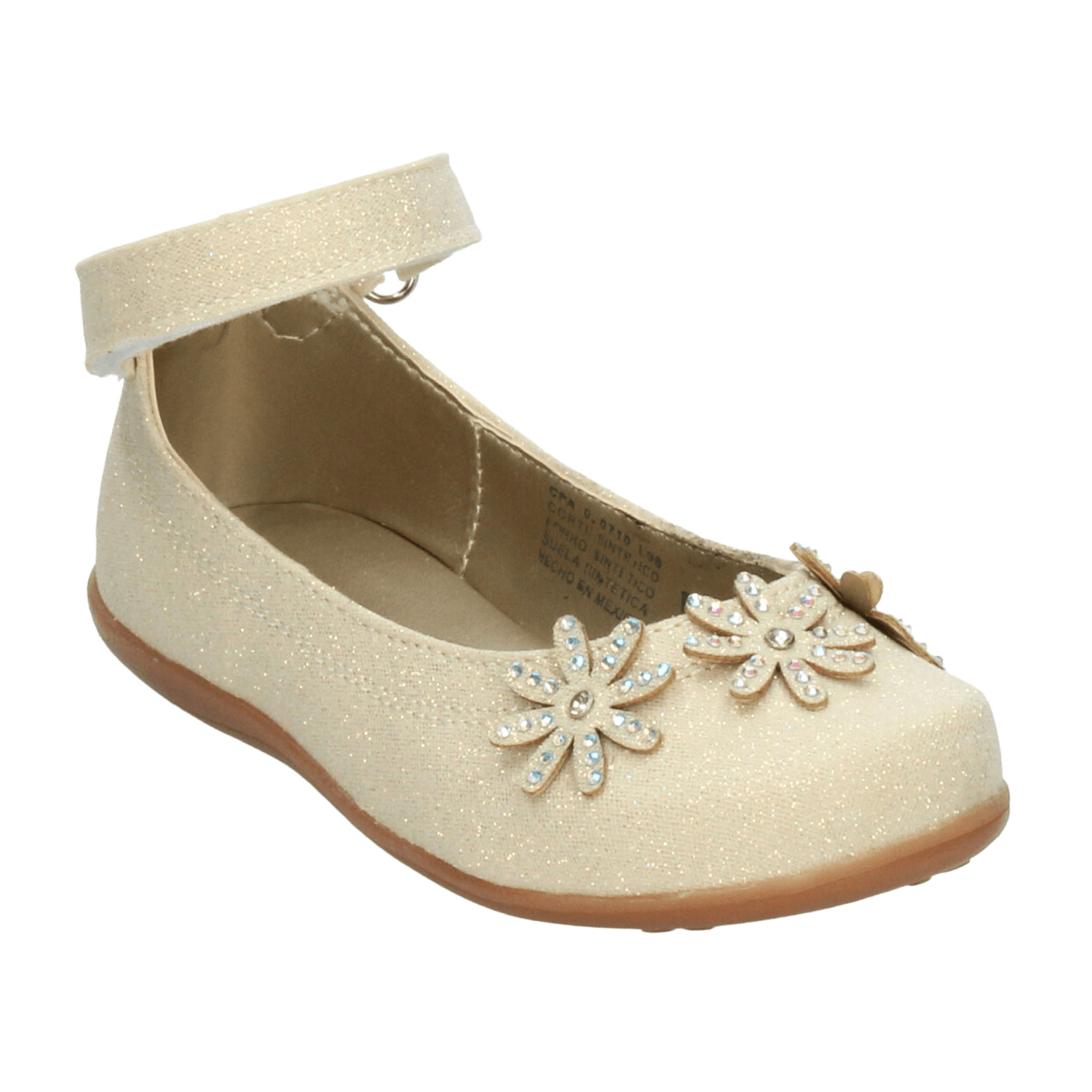 Flat Paressi Niña Beige Casual Cinta Adhesiva Infantil T15-18 — imagen 5