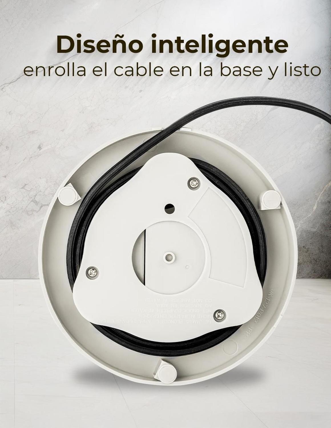 Hervidor Eléctrico Elle Digital Con Panel Táctil 1.7 L Blanco — imagen 6