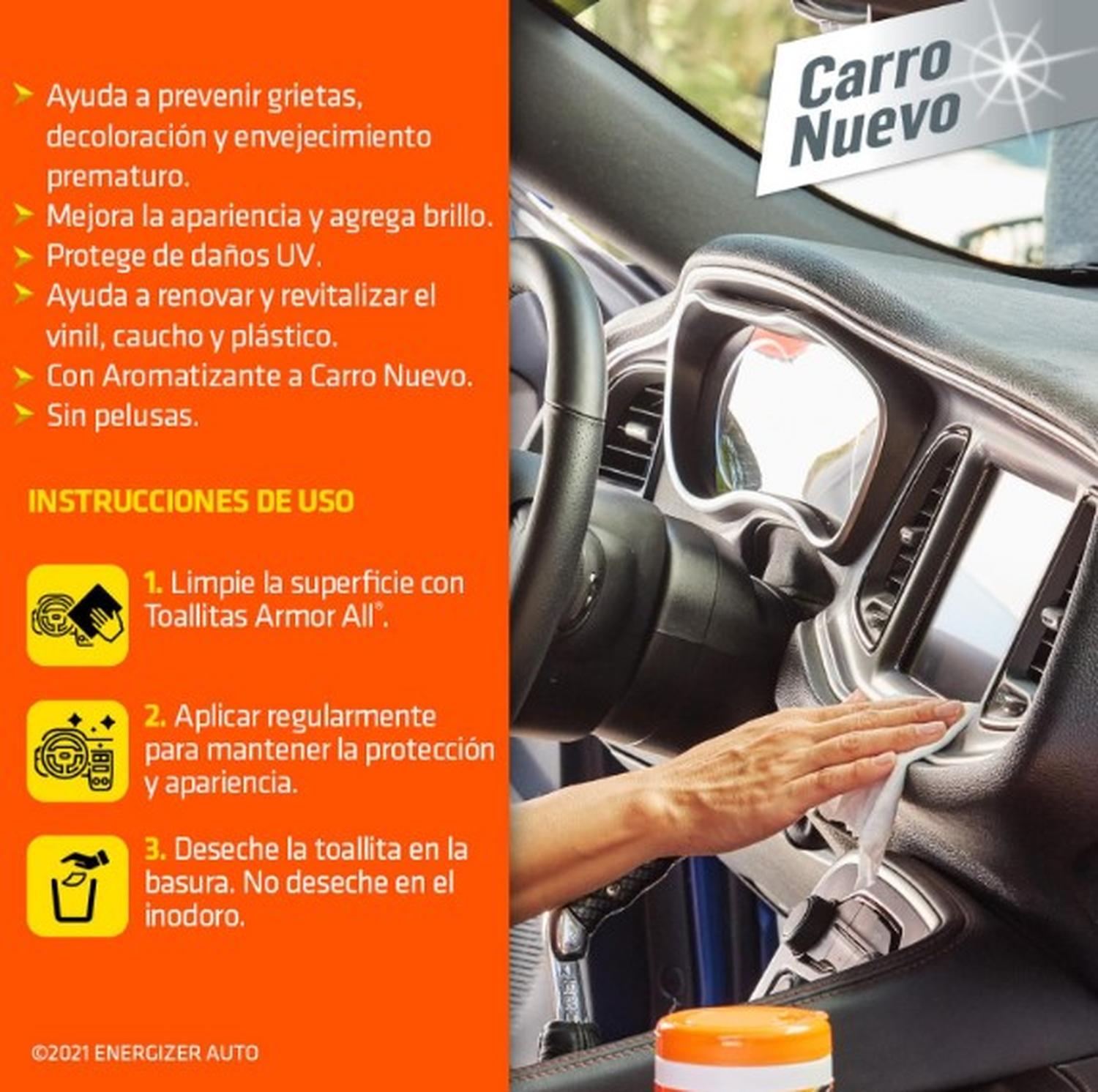 KIT COCHE SHAMPOO + TOALLAS + ESPUMA LLANTAS ARMOR ALL — imagen 6
