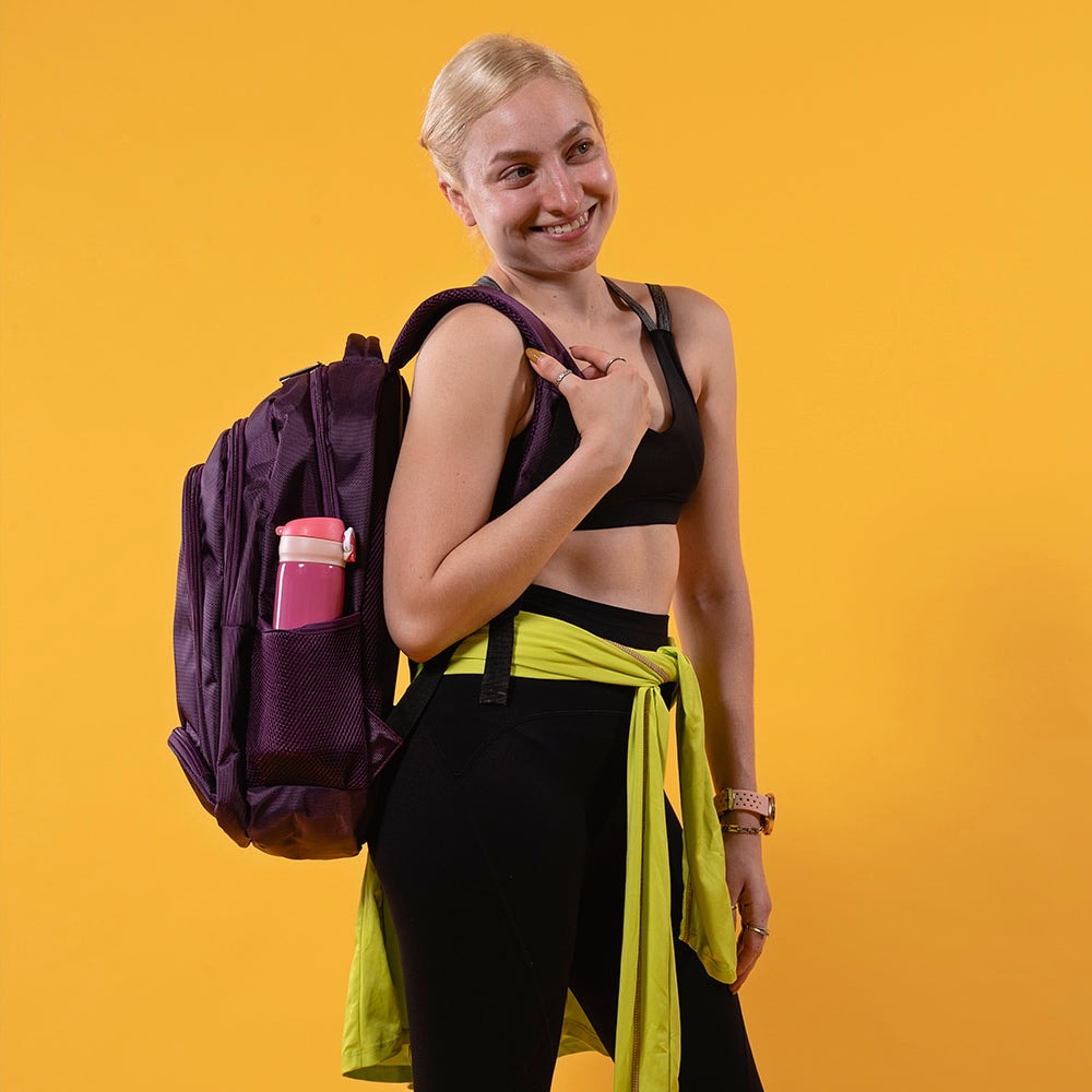 Mochila para laptop CoolCapital Bast 15.6" pulgadas Morado — imagen 16