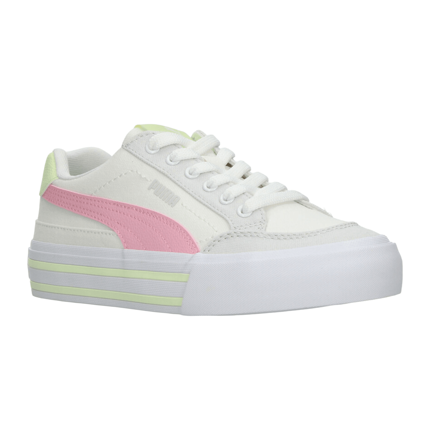 Tenis Puma Court Classic Niña Casual Off White Infantil T22-26 — imagen 2