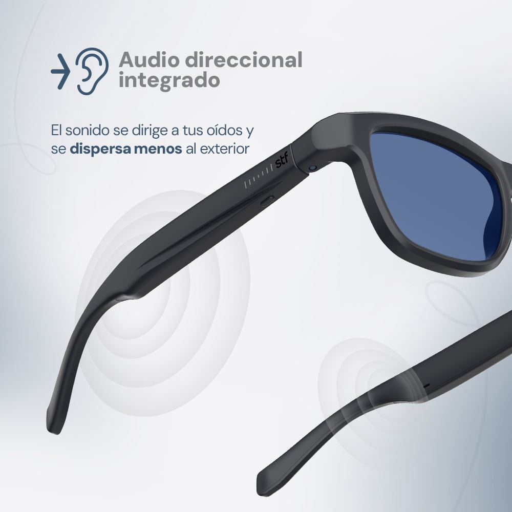Lentes de Sol con Audio Lennz Plus Audio Glasses STF 5Hrs Uso Protección UV400 — imagen 6
