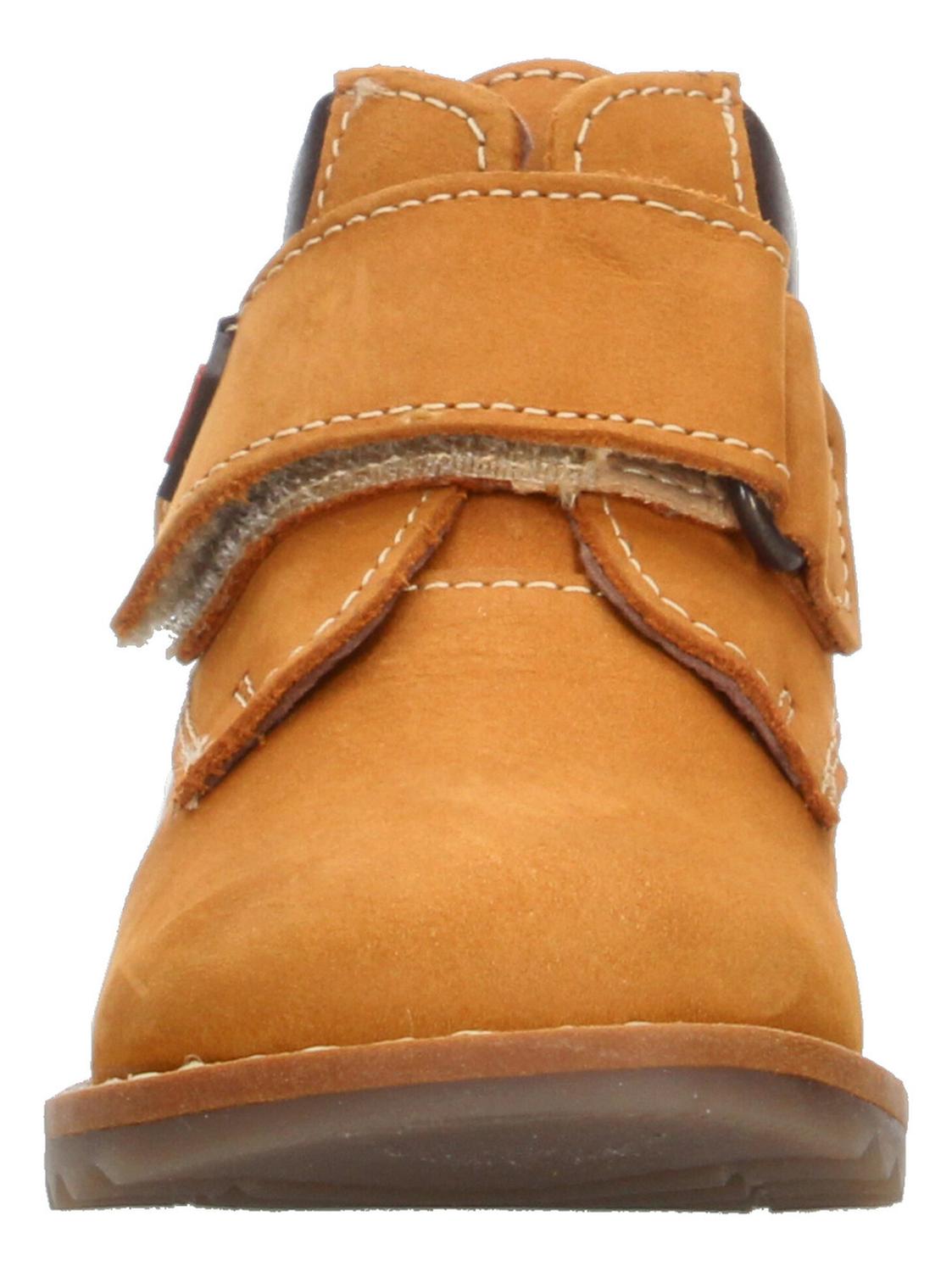 Bota Niño Coqueta Audaz Café Camello Casual Velcro Ajustable — imagen 7